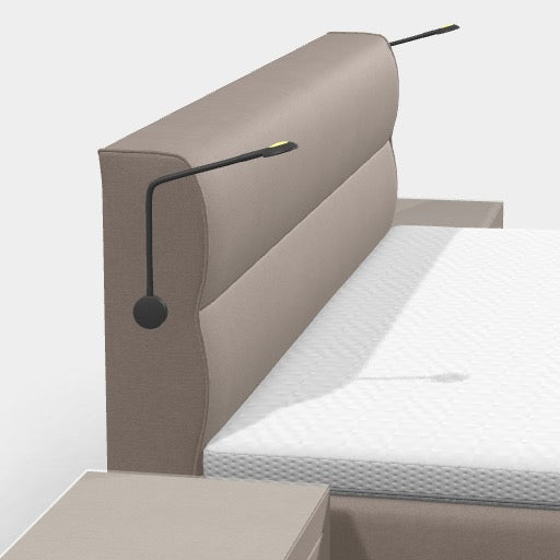 Boxspringbett 240 × 200 cm – Stockholm