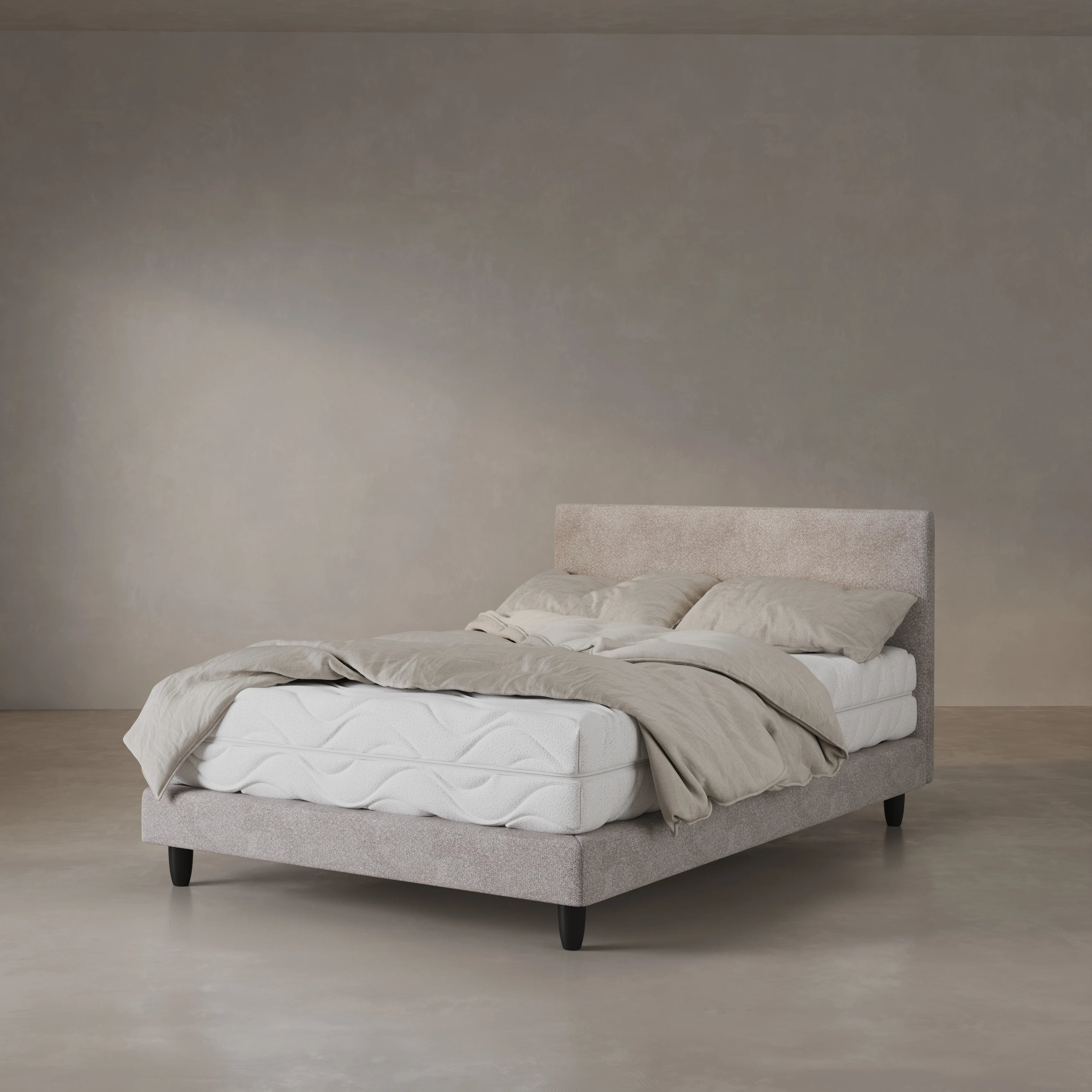 enjoy. neo | Boxspringbett grau lea intern