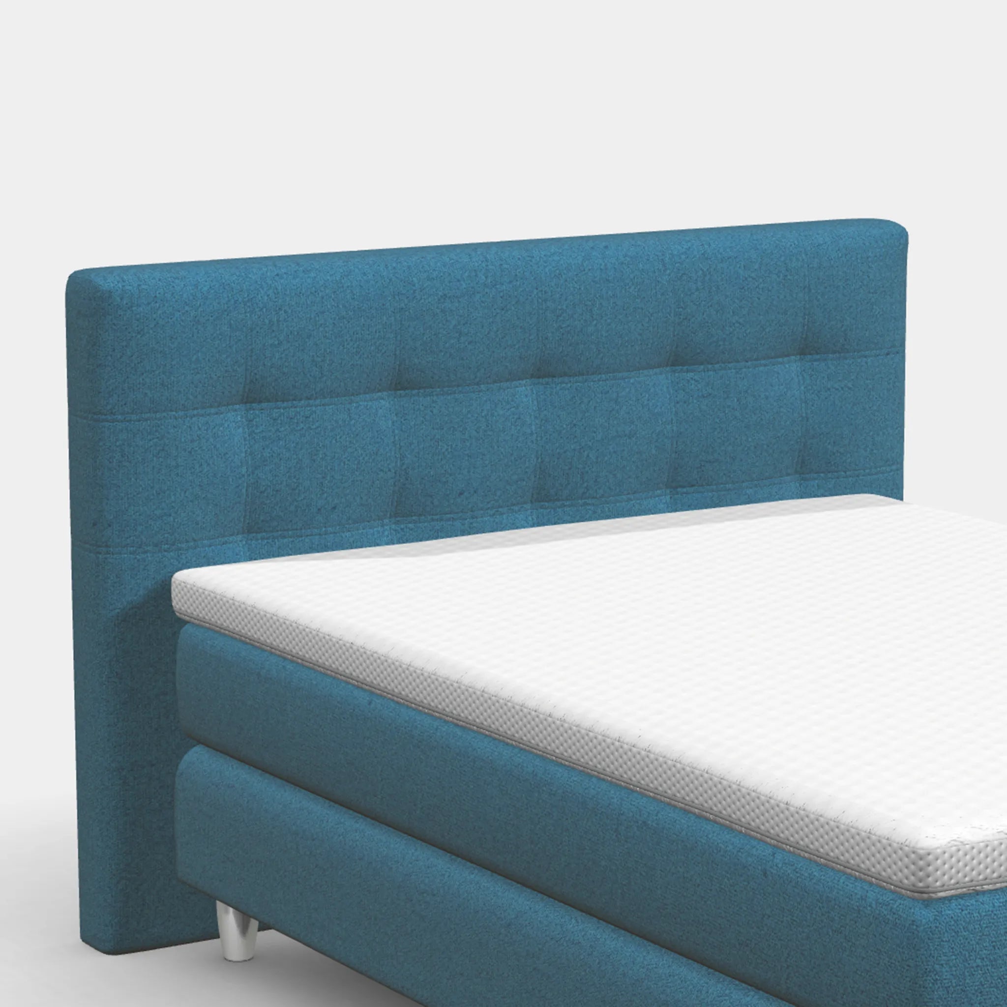 Boxspringbett 140 × 200 cm – London Kopfteil
