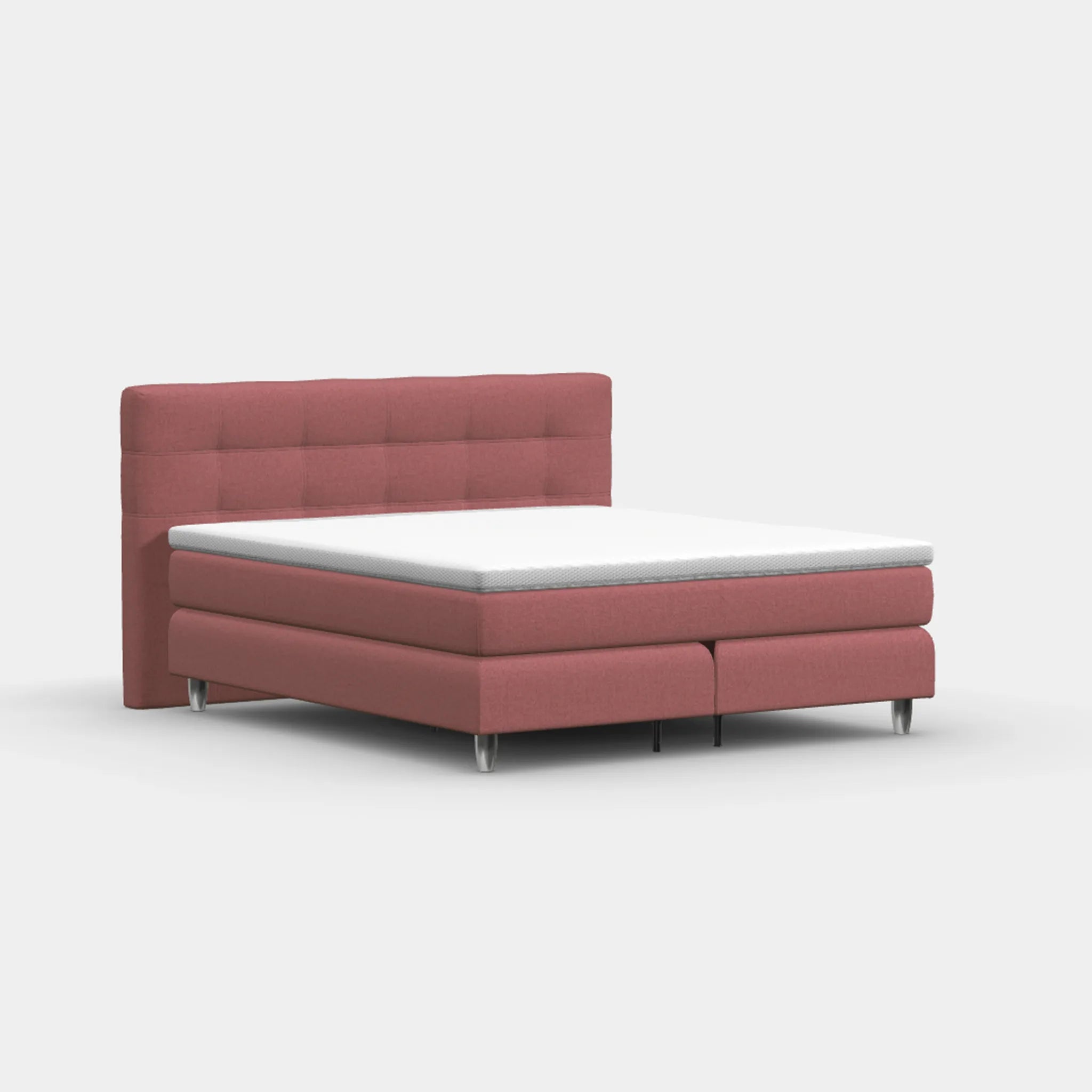 Boxspringbett 140 × 200 cm – London Rose