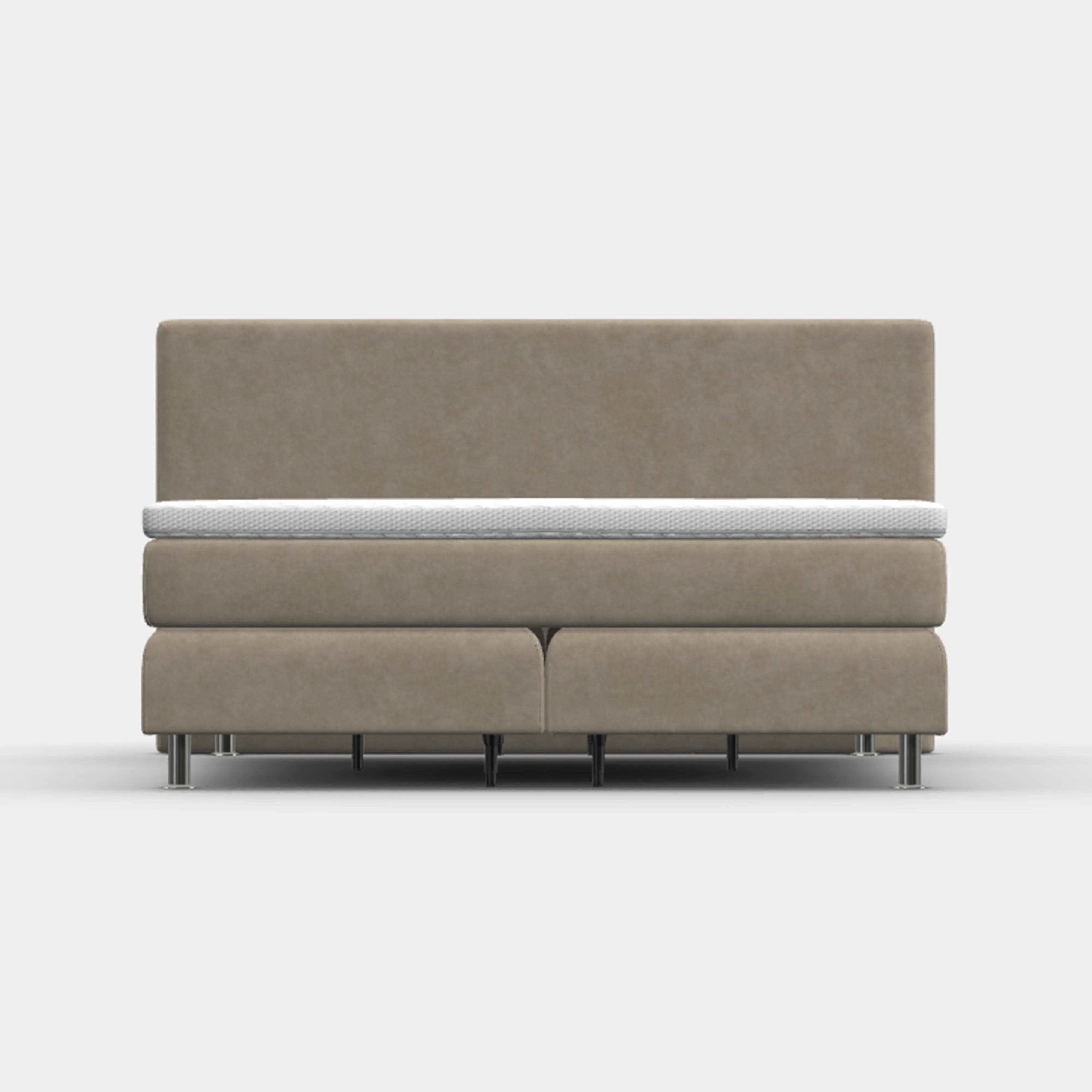 Boxspringbett 180 × 200 cm – Boston Frontalansicht