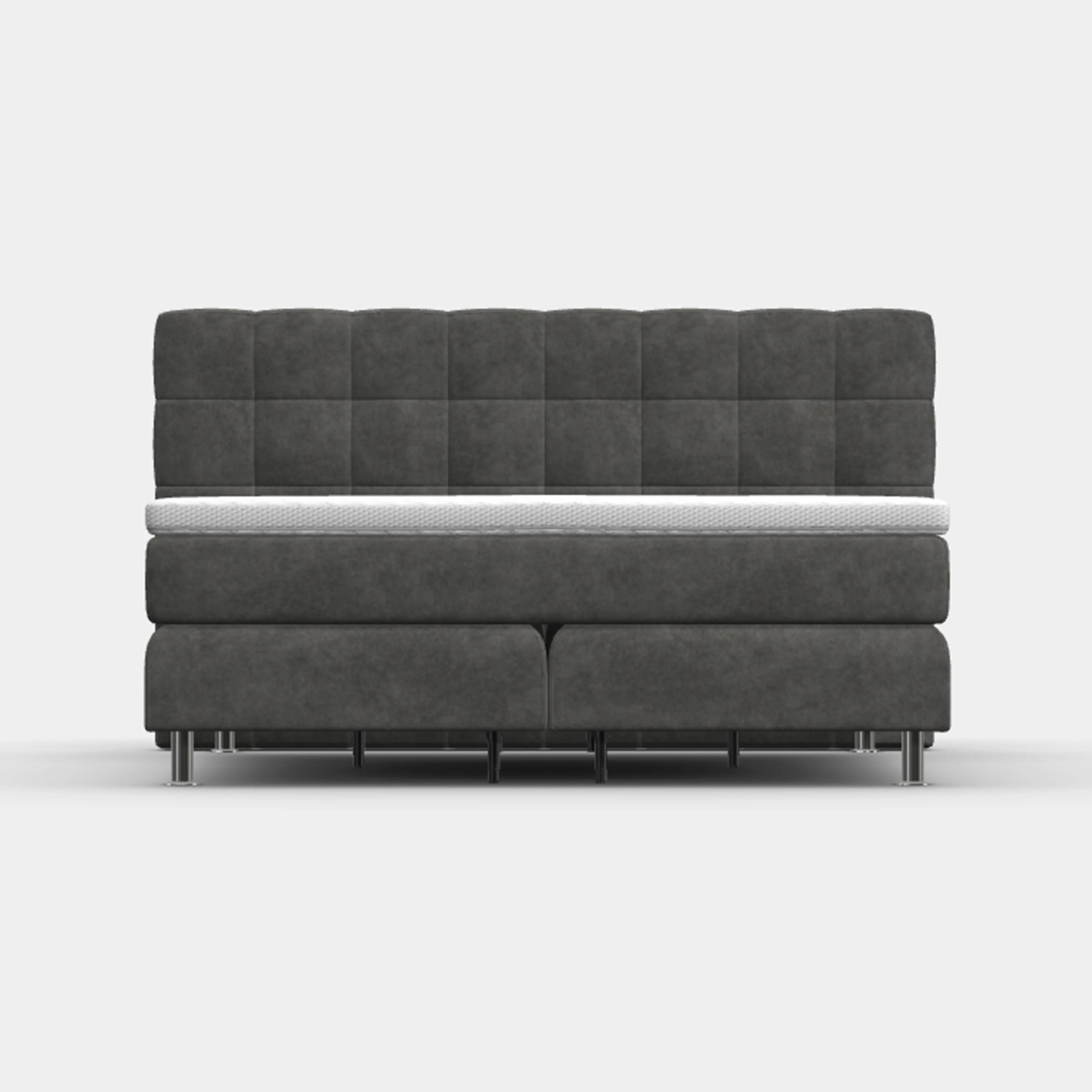 Boxspringbett 180 × 200 cm – Lissabon Frontalansicht