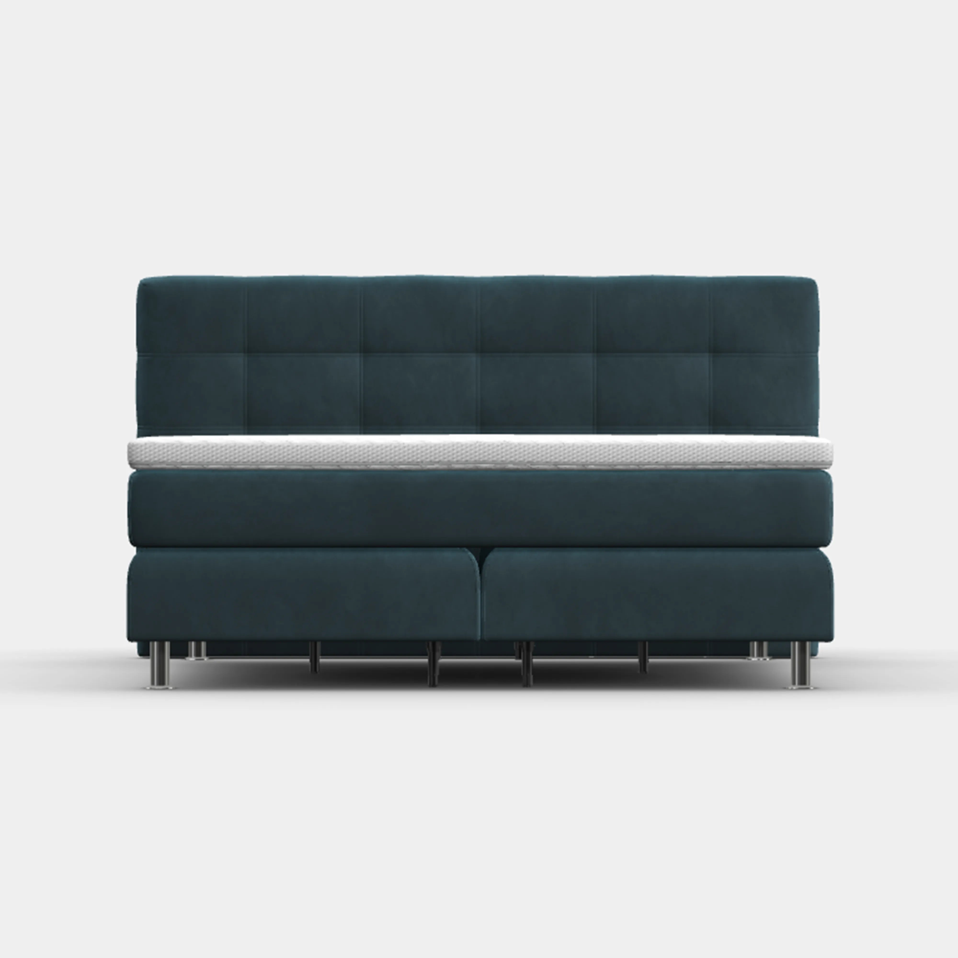 Boxspringbett 180 × 200 cm – London Frontalansicht