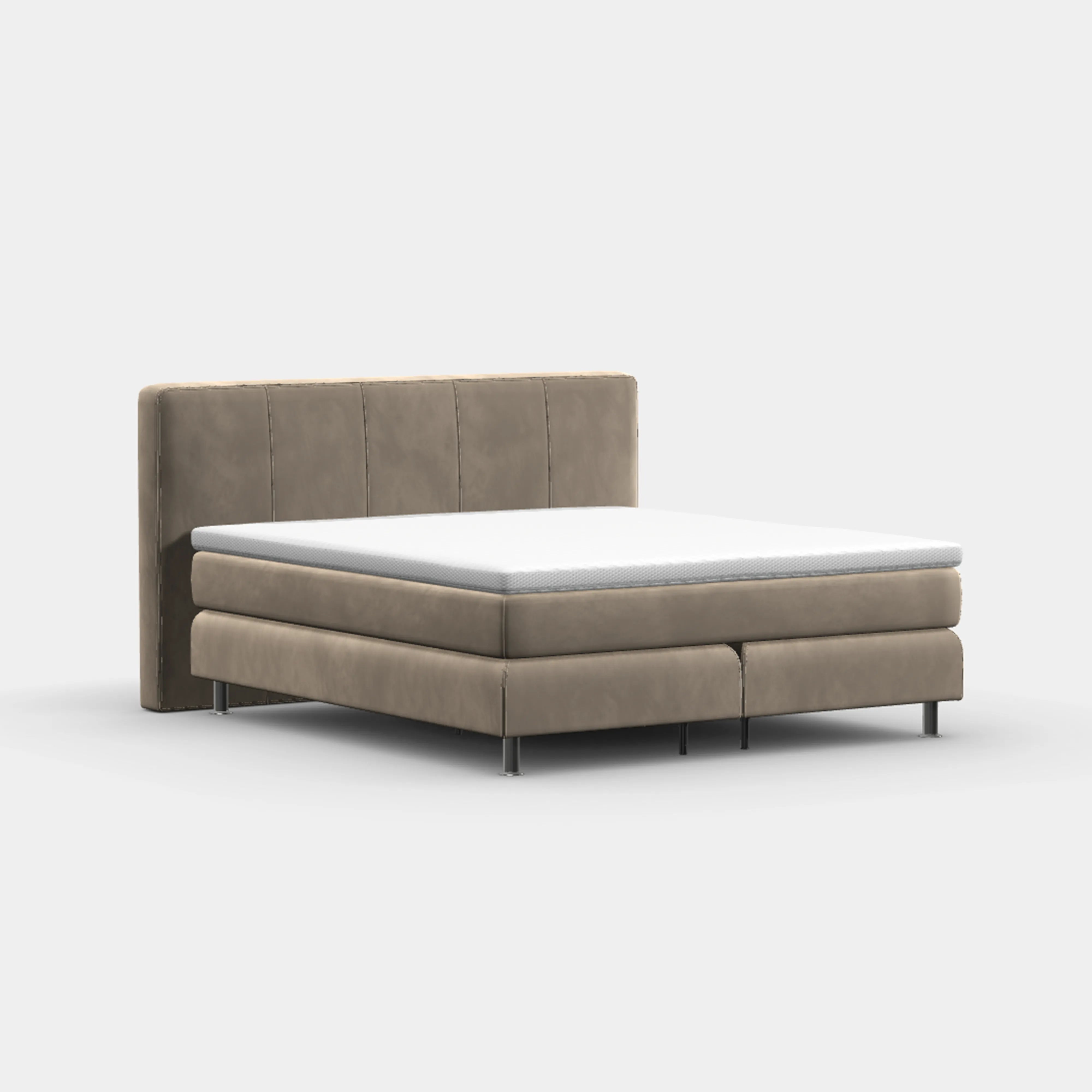 Boxspringbett 180 × 200 cm – Madison Dreiviertelansicht