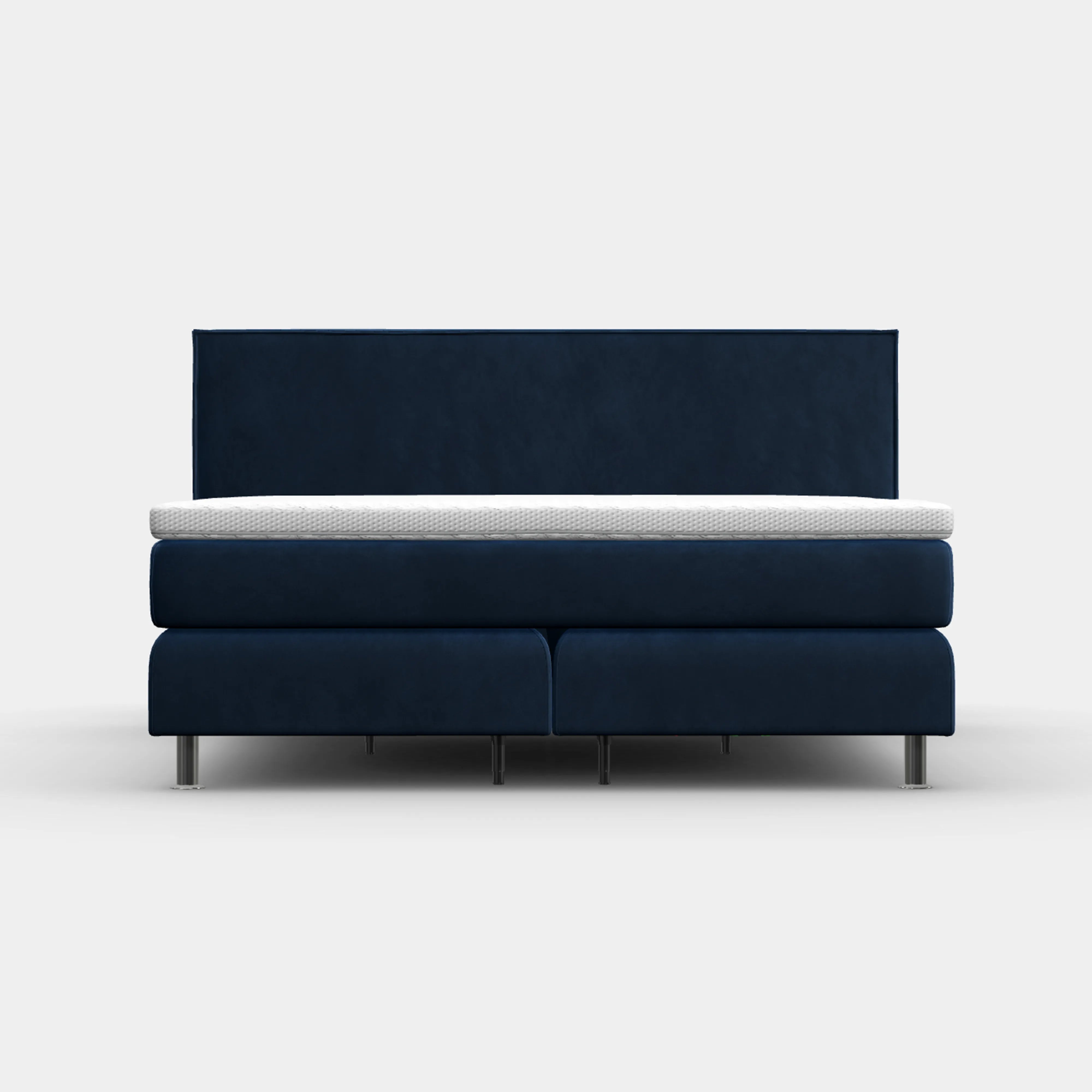 Boxspringbett 180 × 200 cm – Malmoe Frontalansicht