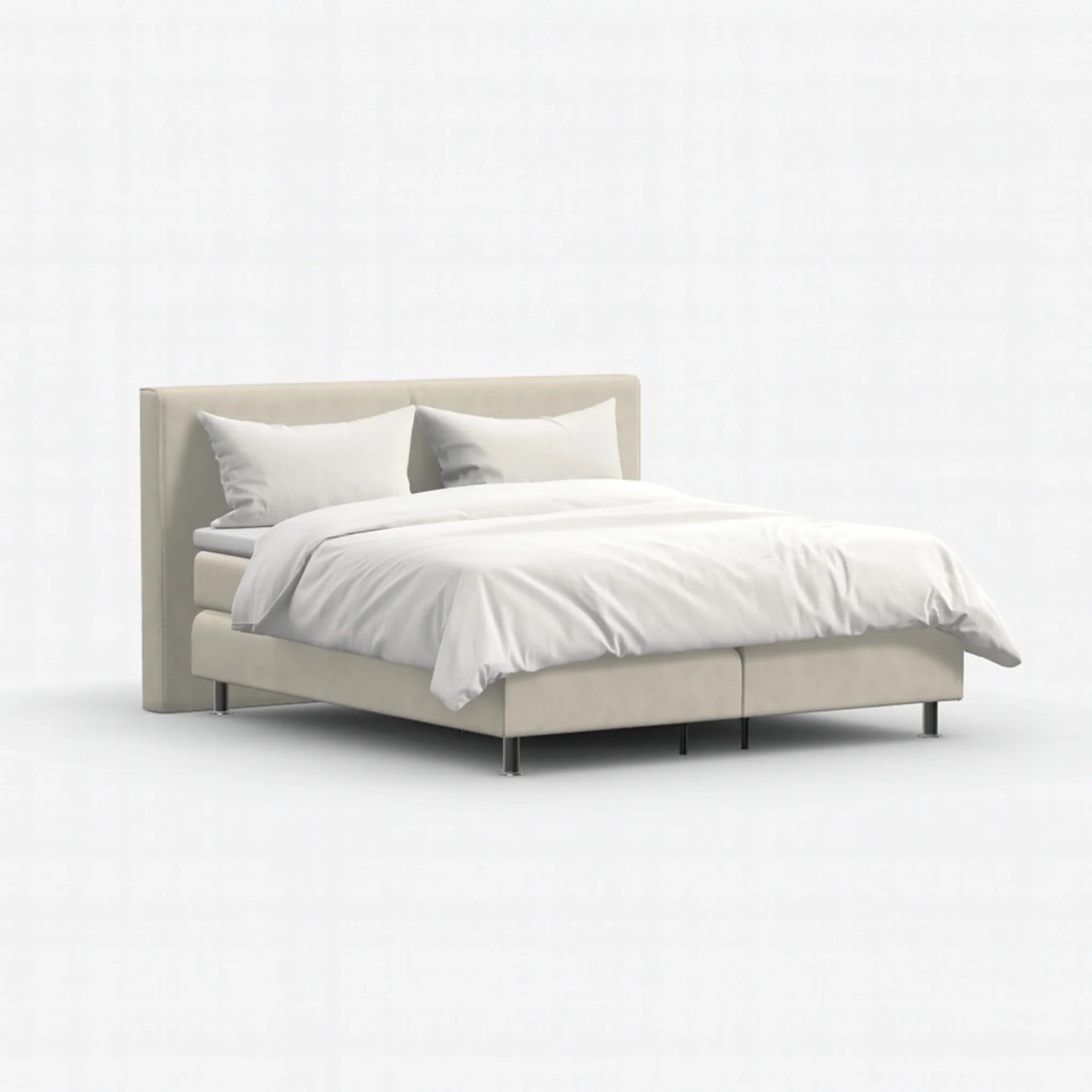 Boxspringbett 180 × 200 cm – Modell Stockholm