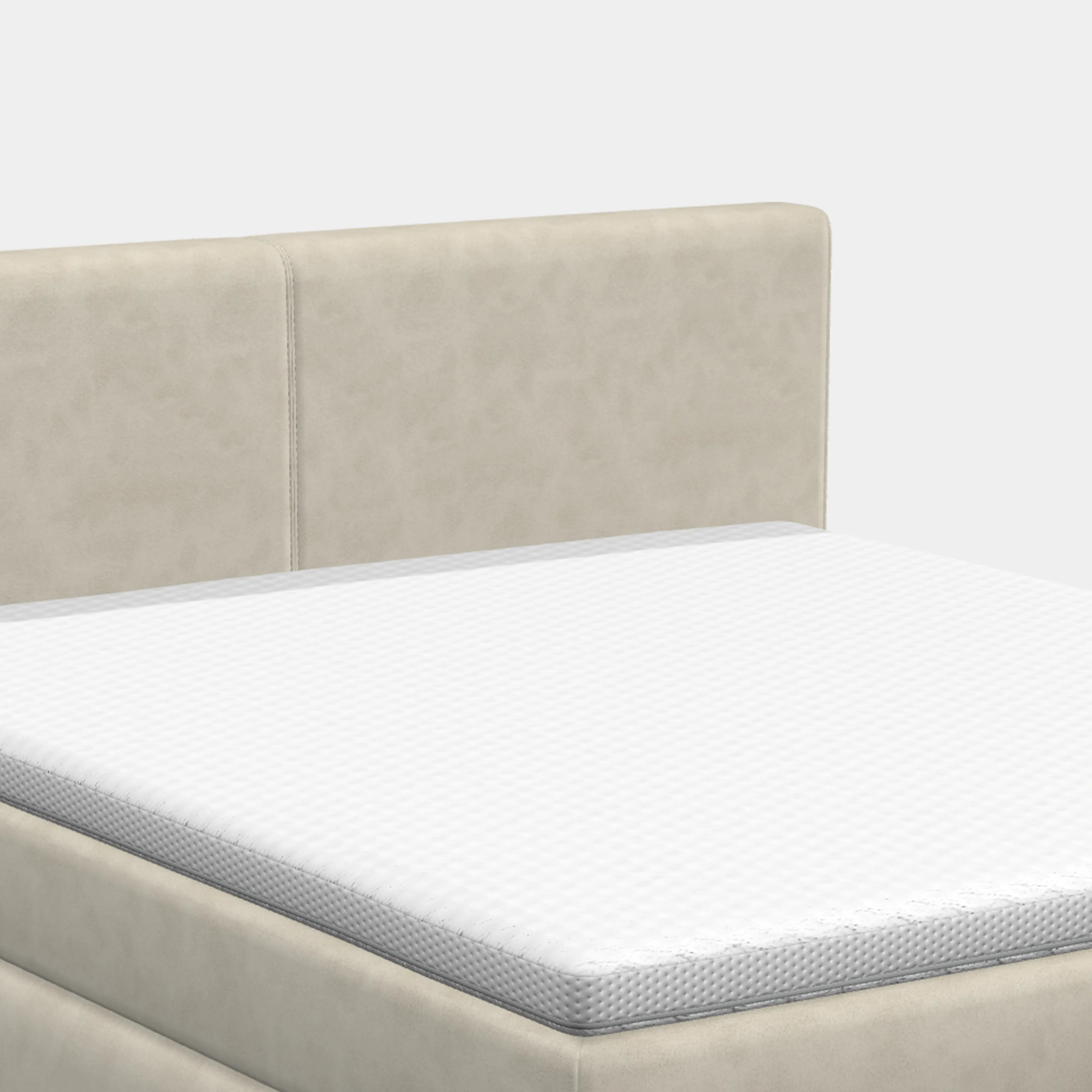 Boxspringbett 180 × 200 cm – Modell Stockholm Kopfteil