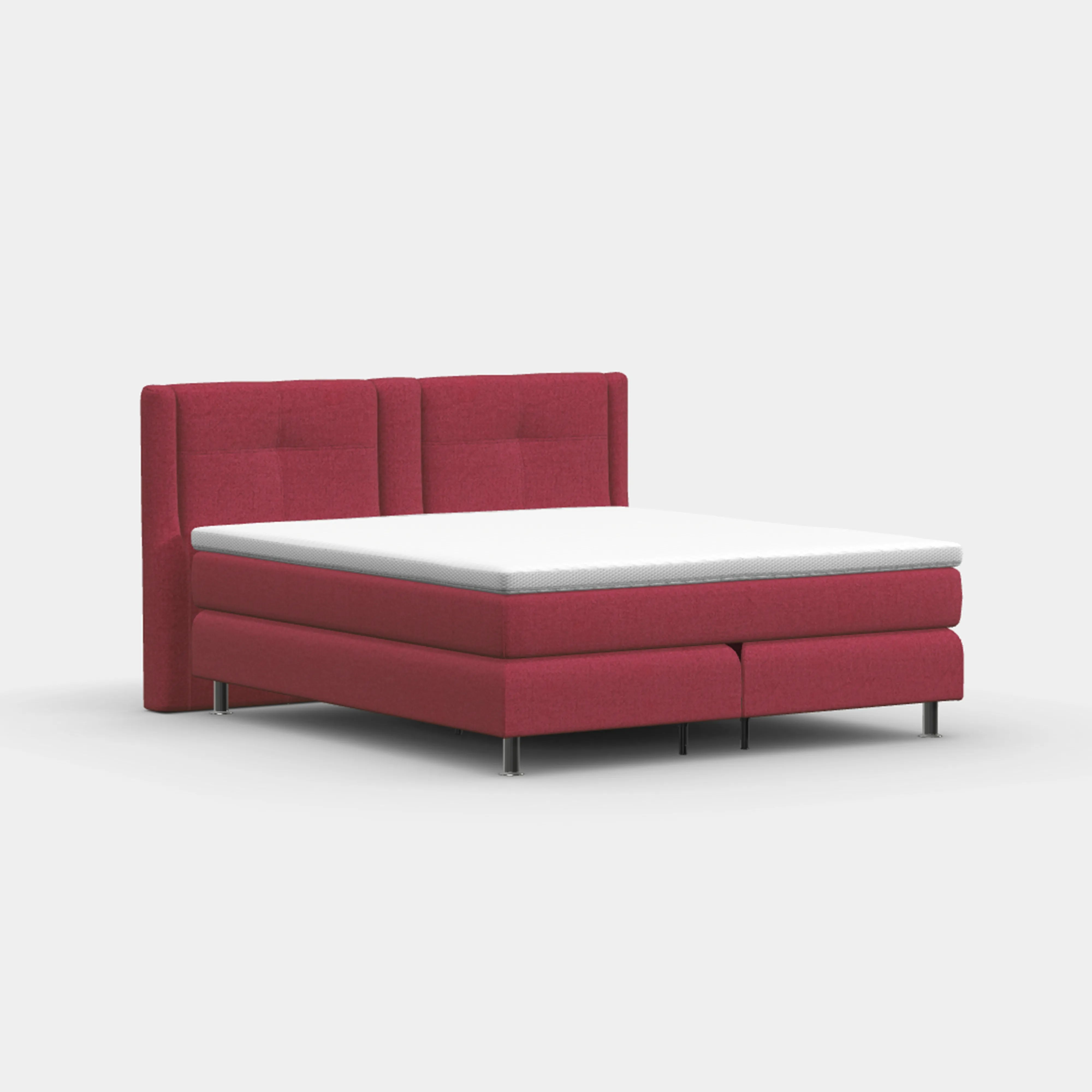 Boxspringbett 180 × 200 cm – Palermo Dreiviertelansicht
