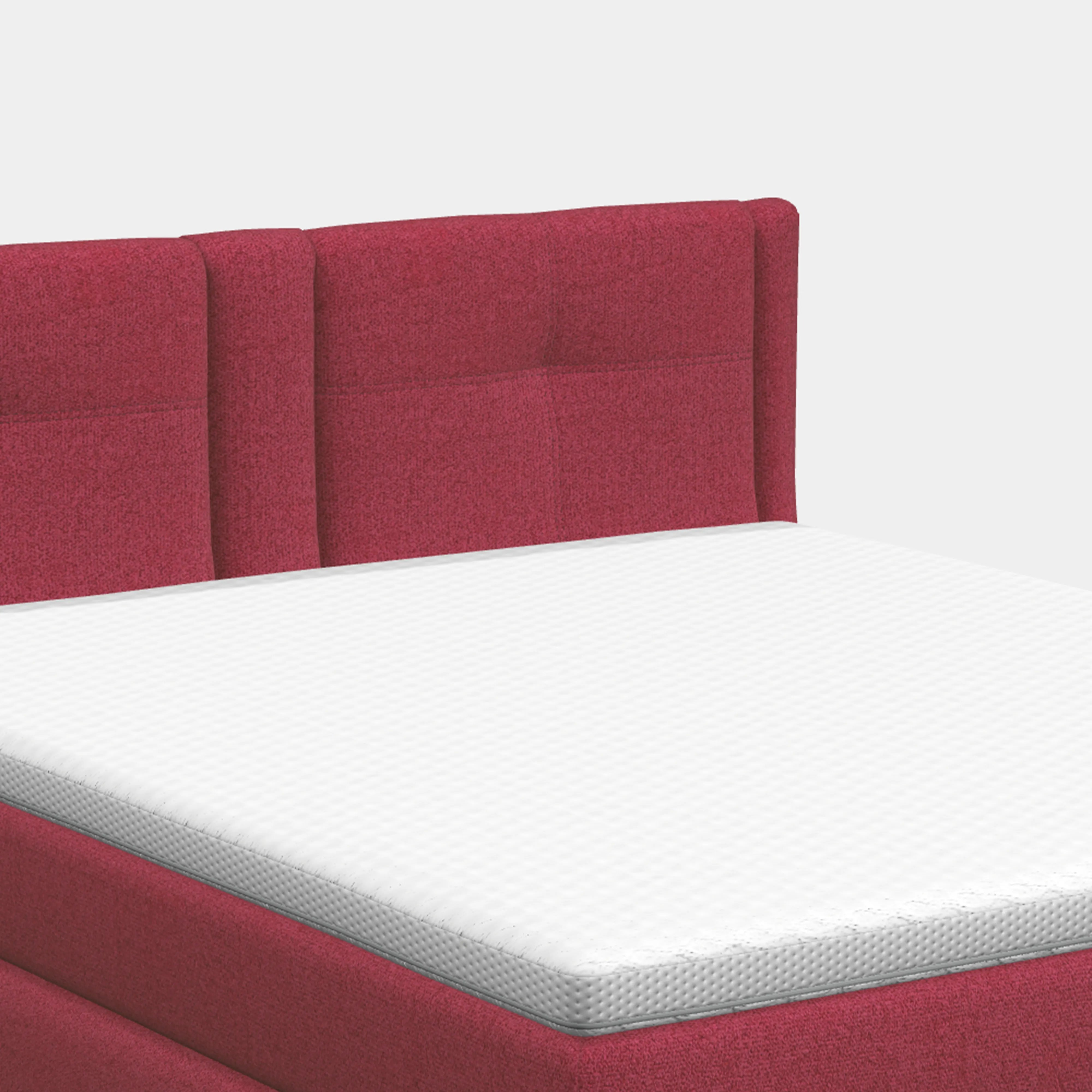 Boxspringbett 180 × 200 cm – Palermo Kopfteil