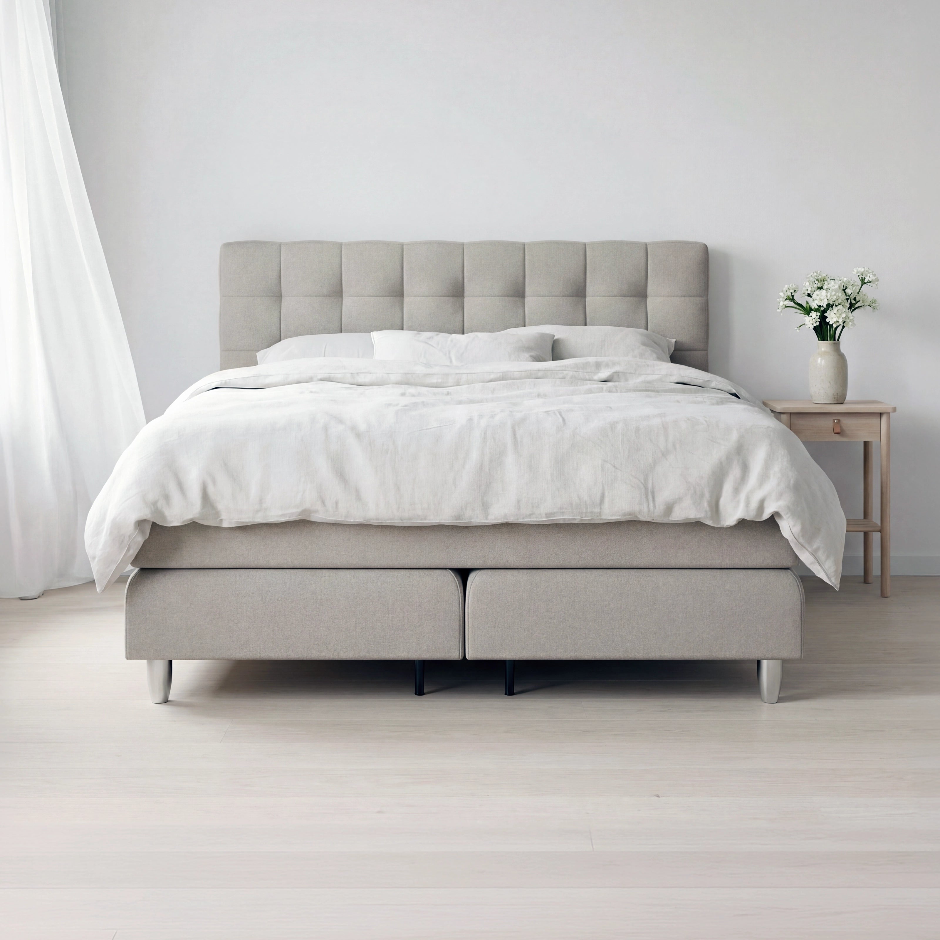 Boxspringbett 180x200 Lissabon quadrat