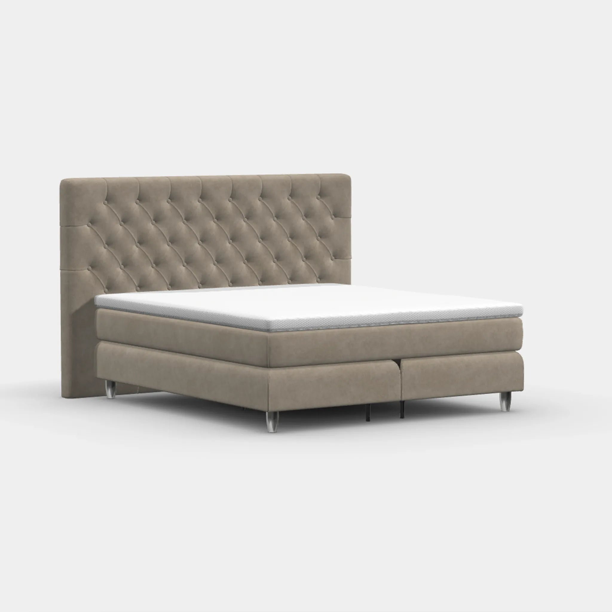 Boxspringbett 180 × 200 cm – Chesterfield