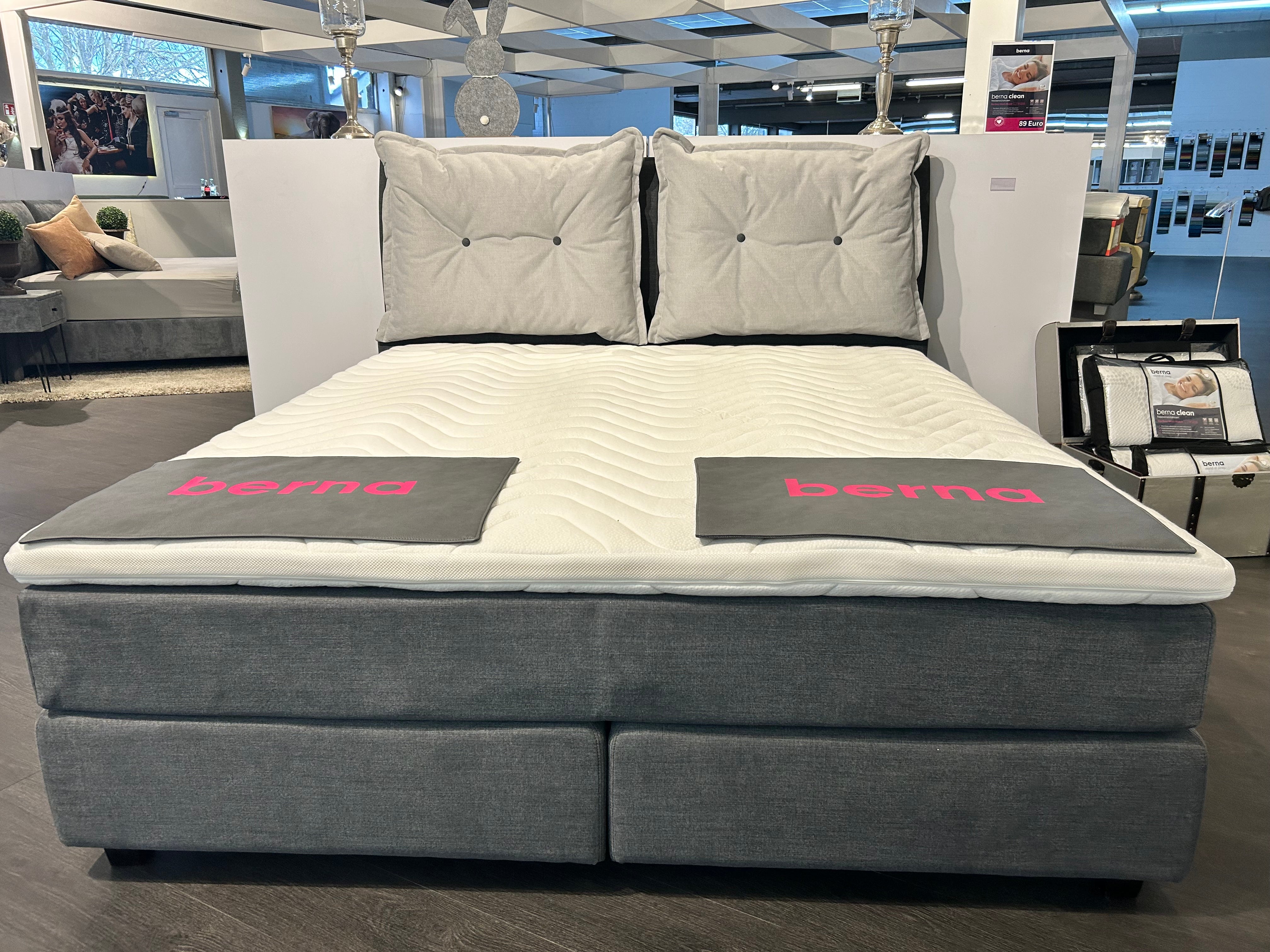 Boxspringbett 180x200 cm Modell Prag – Ausstellungsstück