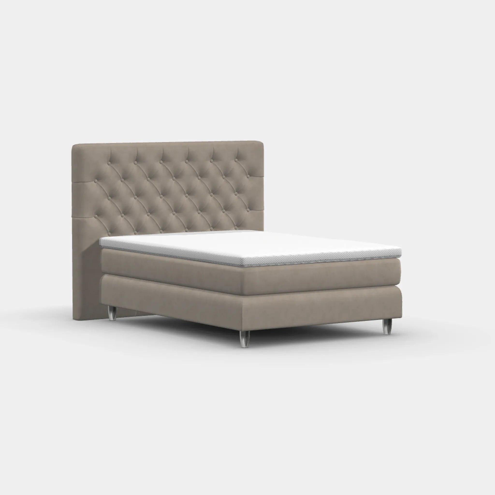 Boxspringbett 140 × 200 cm – Chesterfield