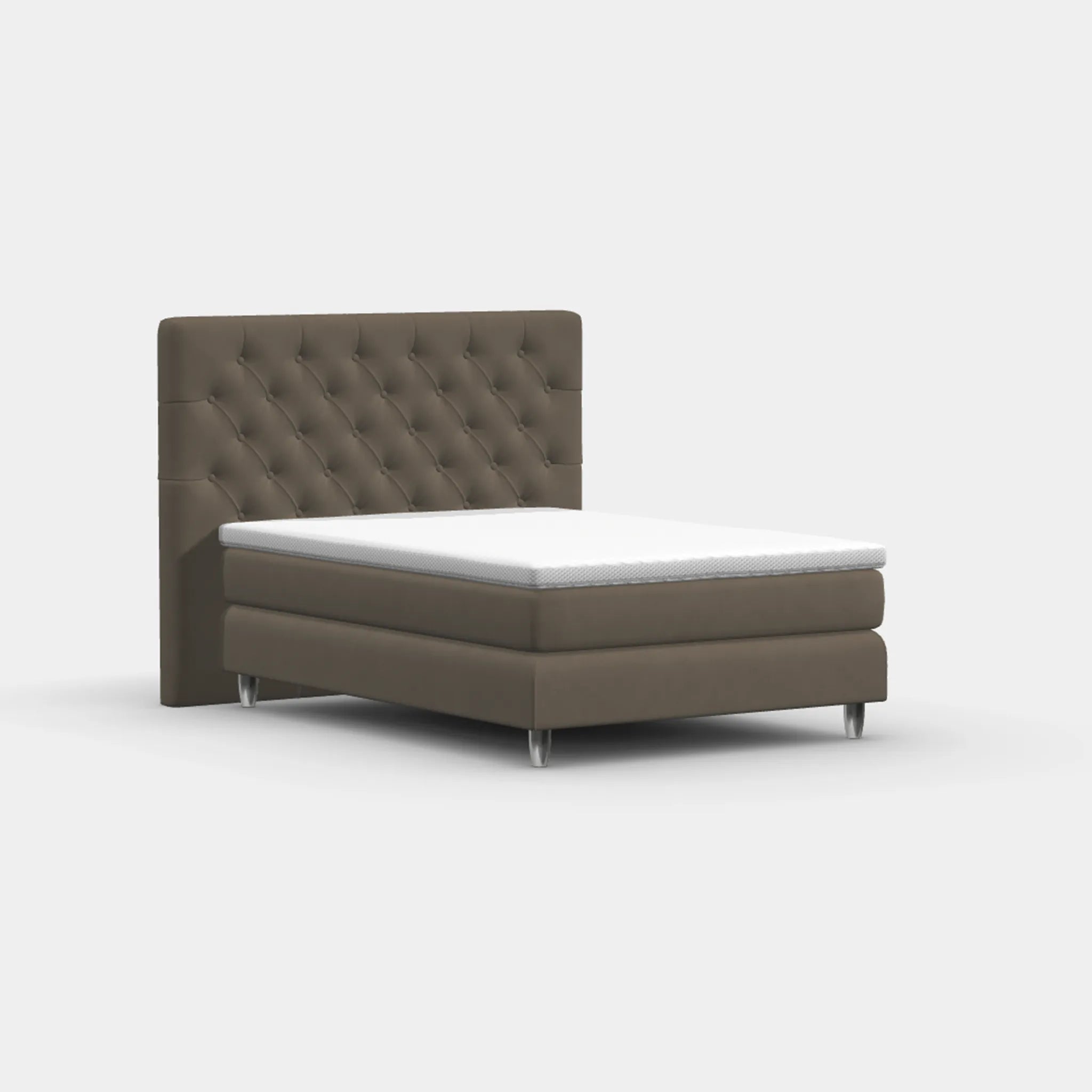 Boxspringbett 140 × 200 cm – Chesterfield