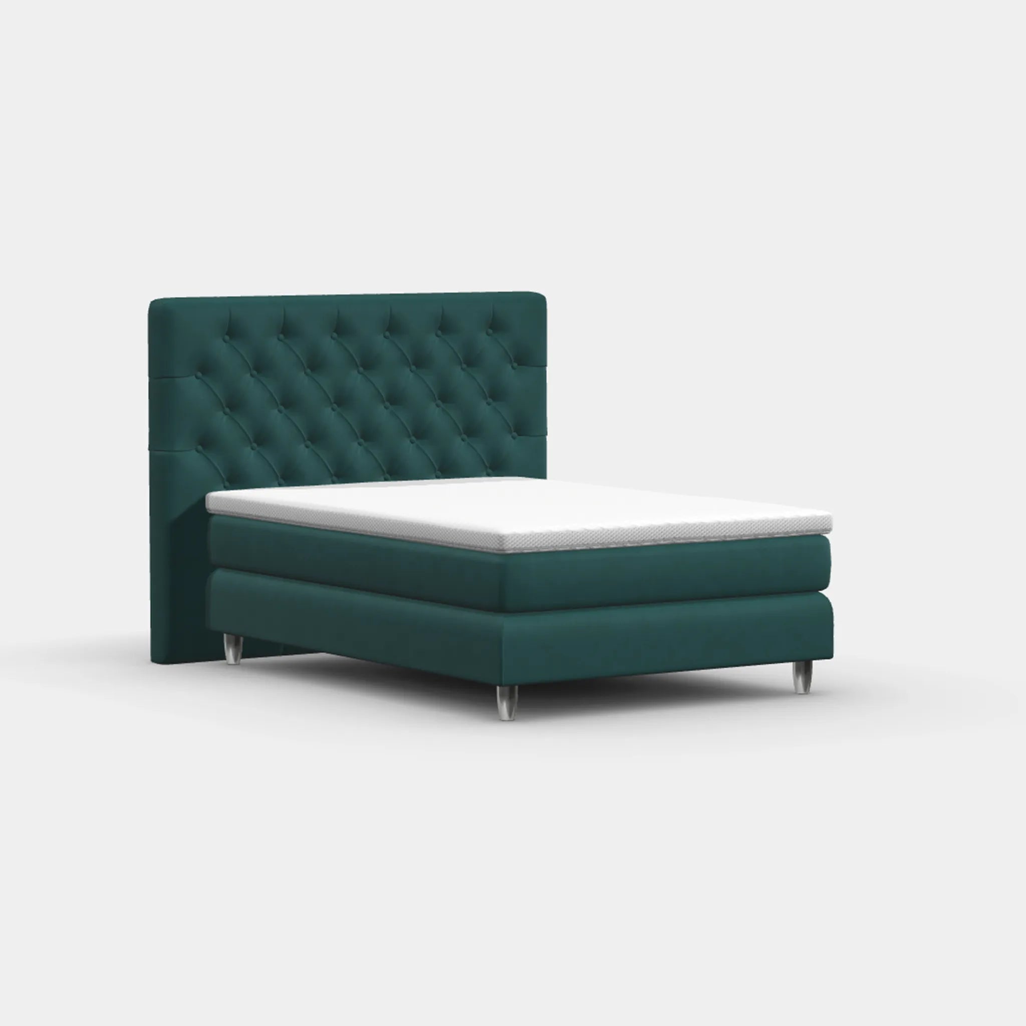 Boxspringbett 140 × 200 cm – Chesterfield