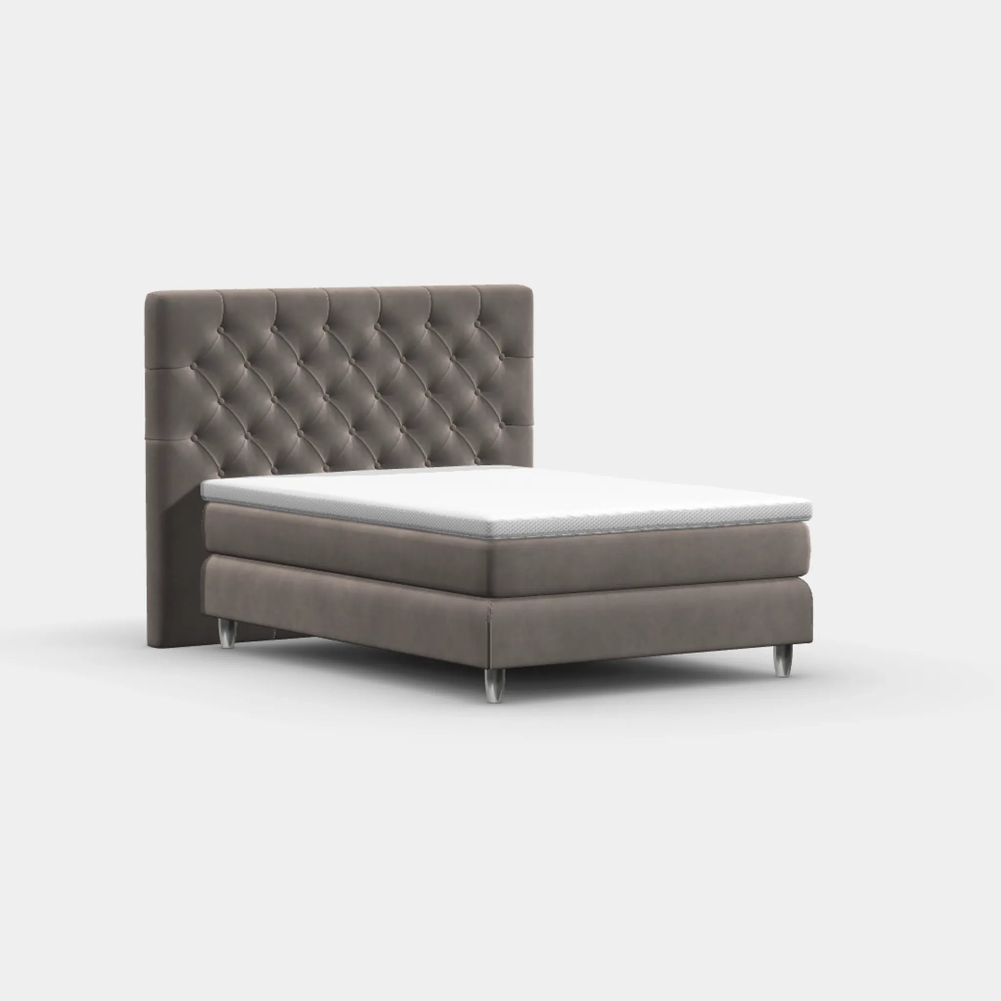 Boxspringbett 140 × 200 cm – Chesterfield