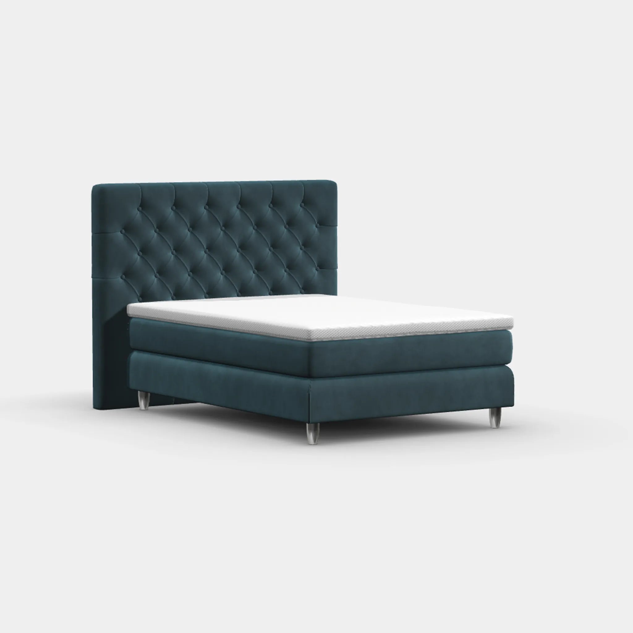 Boxspringbett 140 × 200 cm – Chesterfield