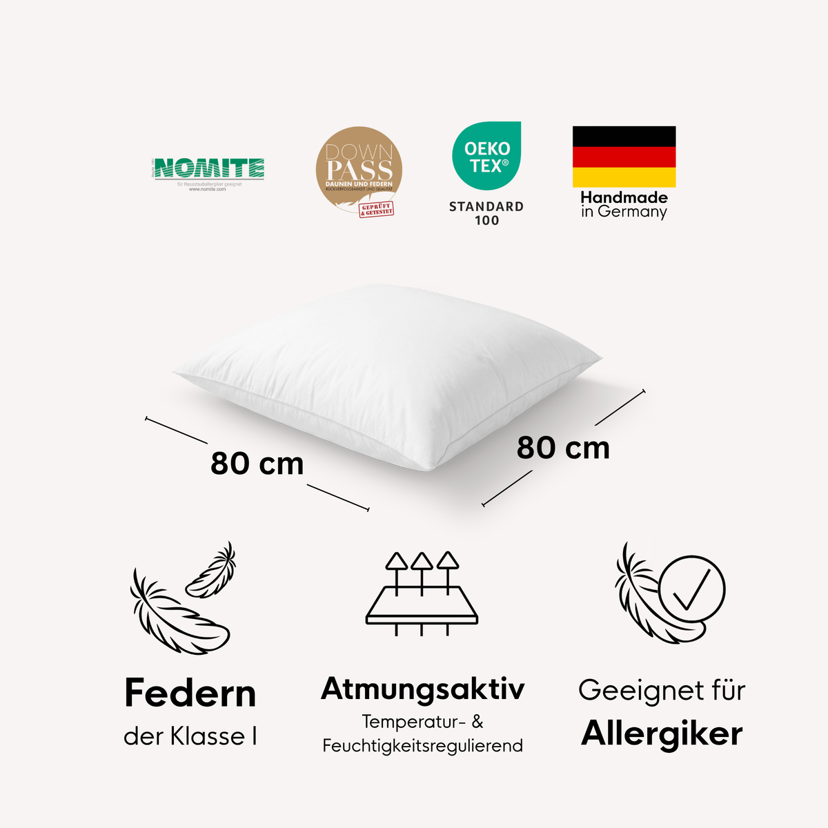 Feder-Kopfkissen