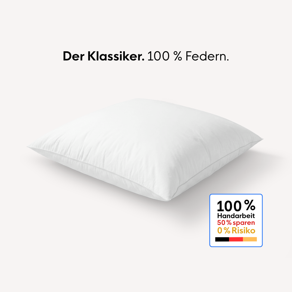 Feder-Kopfkissen