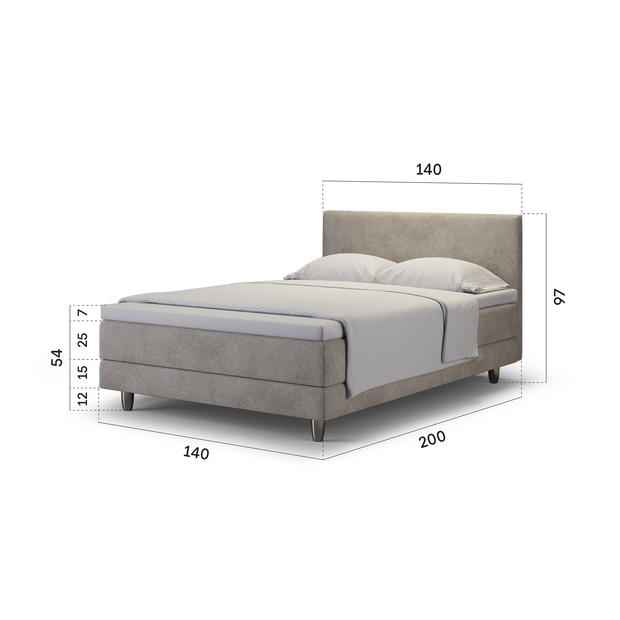 enjoy. neo | Boxspringbett classic natur