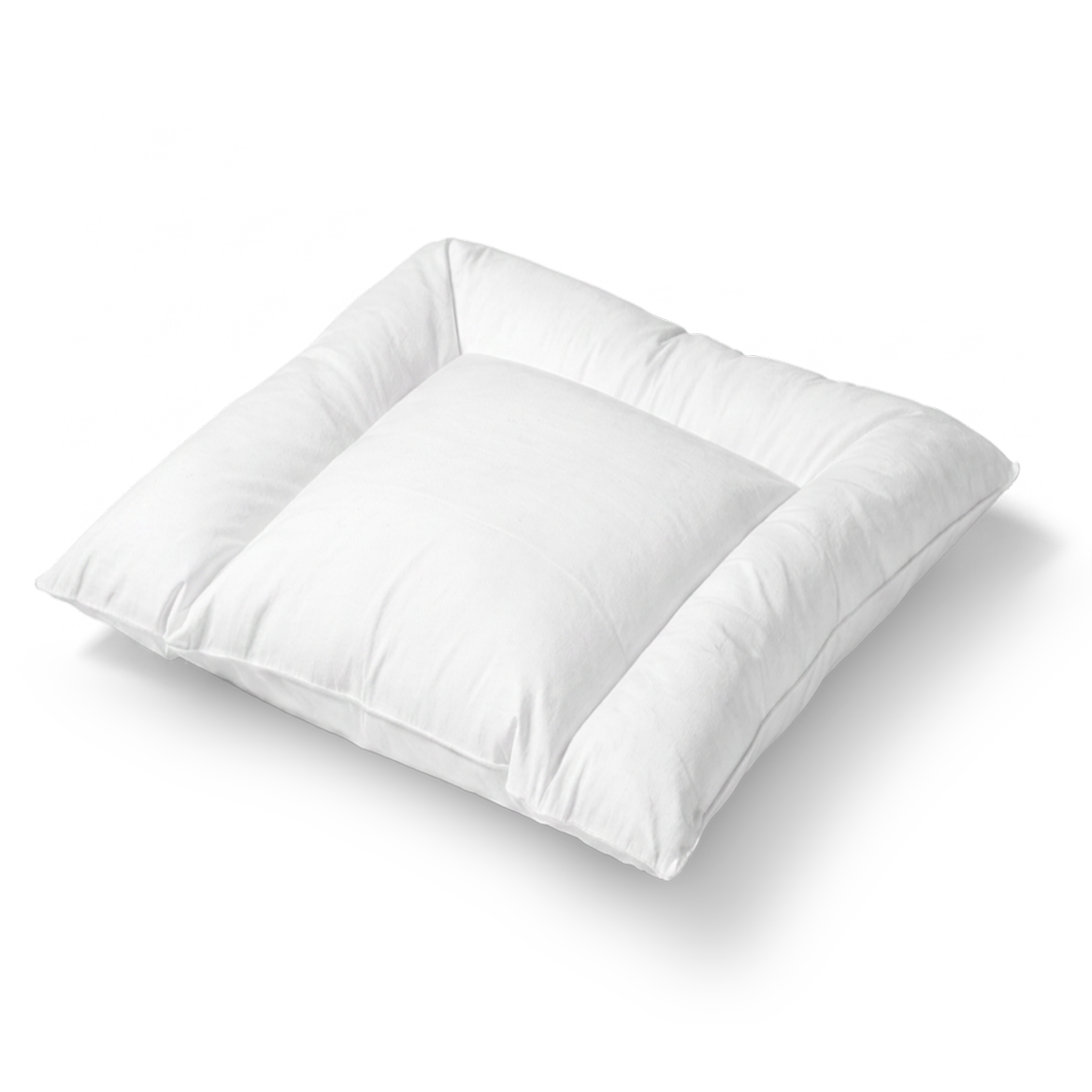 Baby-Daunen-Flachkissen mit U-Naht - 80 x 80 cm