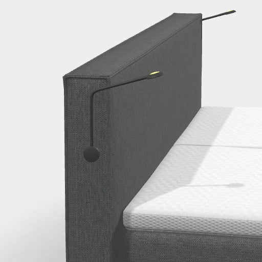 Boxspringbett 200 × 200 cm – Chesterfield