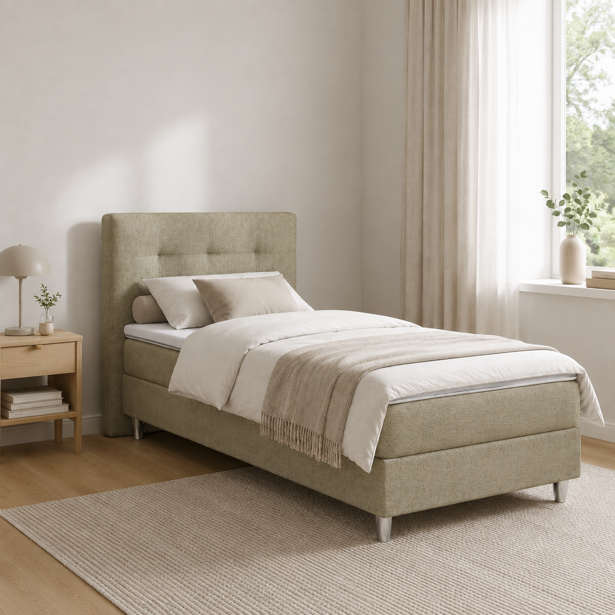 Boxspringbett 100 × 200 cm – London