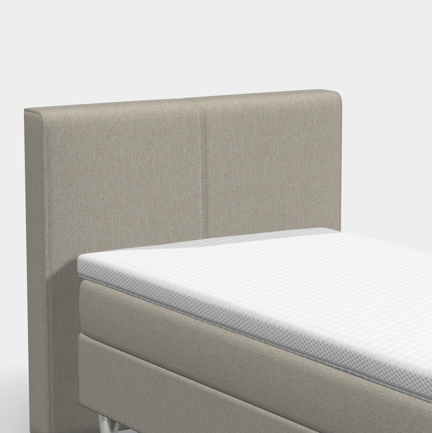 Boxspringbett 100 × 200 cm – Stockholm