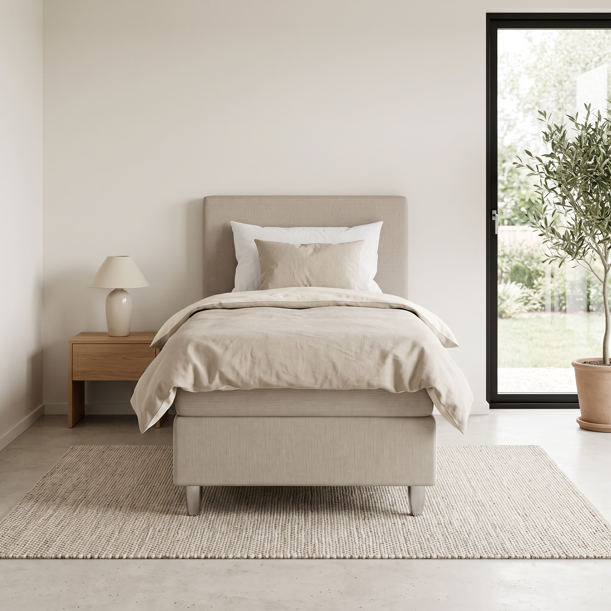 Boxspringbett 90 × 200 cm – Boston