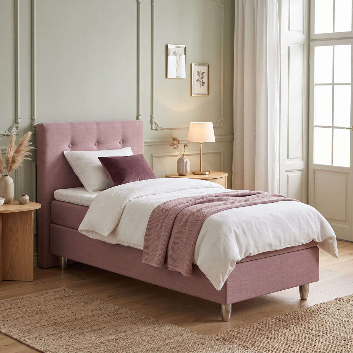 Boxspringbett 90 × 200 cm – Manchester