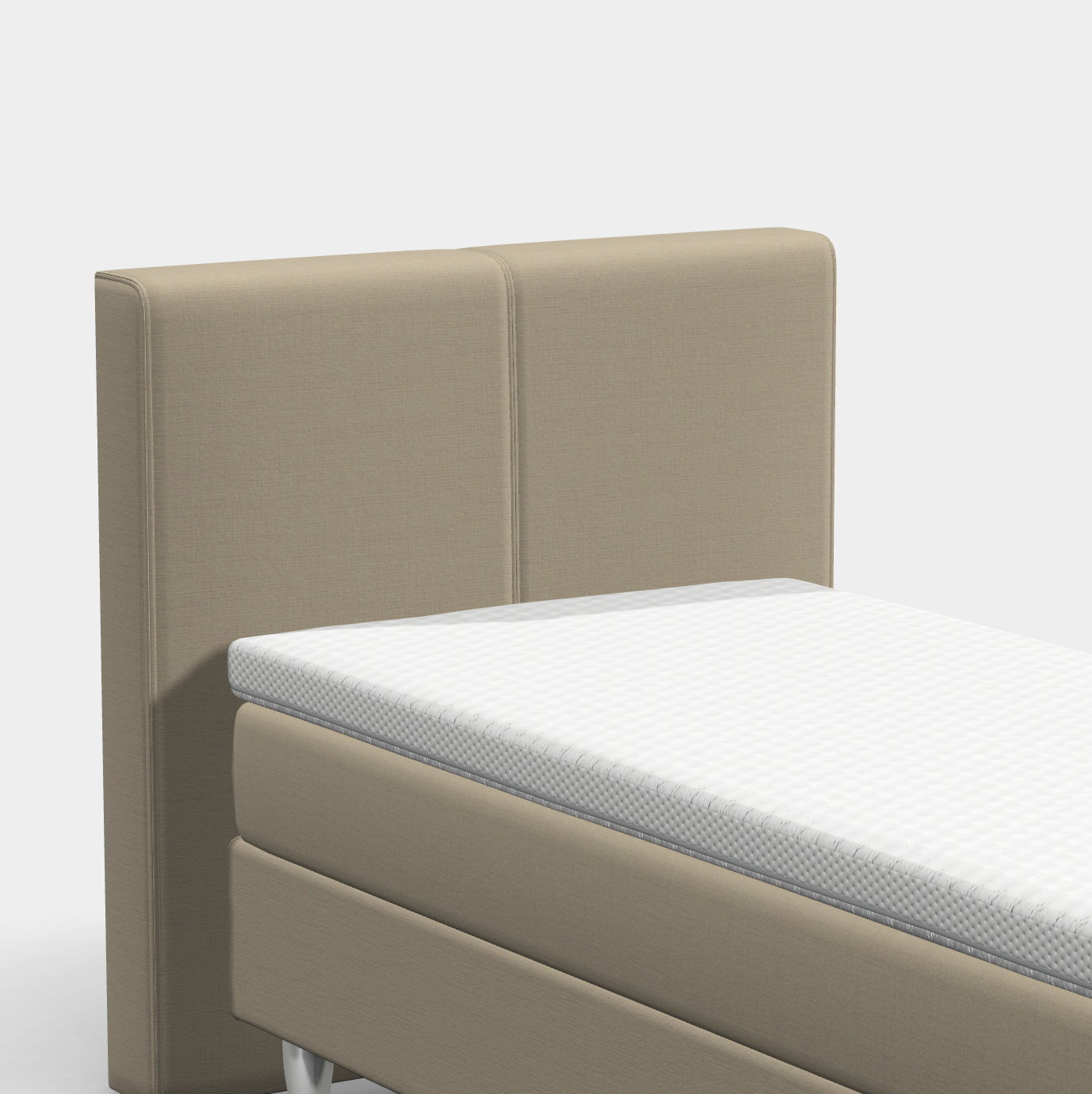 Boxspringbett 90 × 200 cm – Stockholm