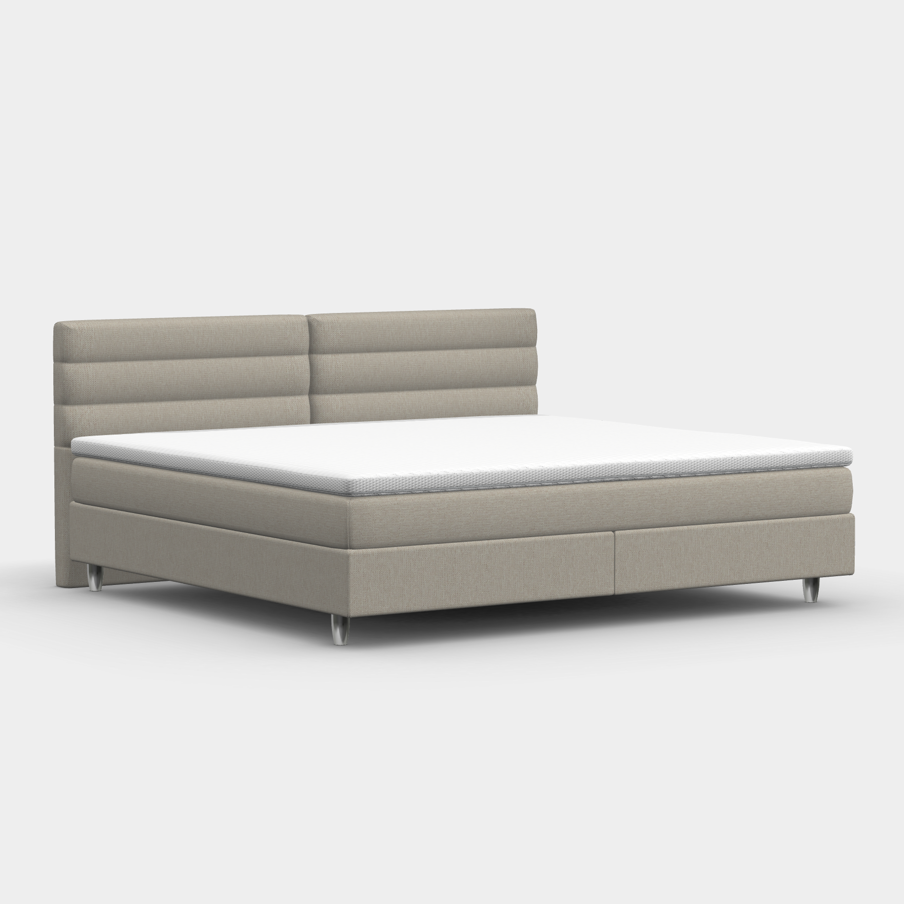 Boxspringbett in Überlänge 240 × 220 cm – Kent