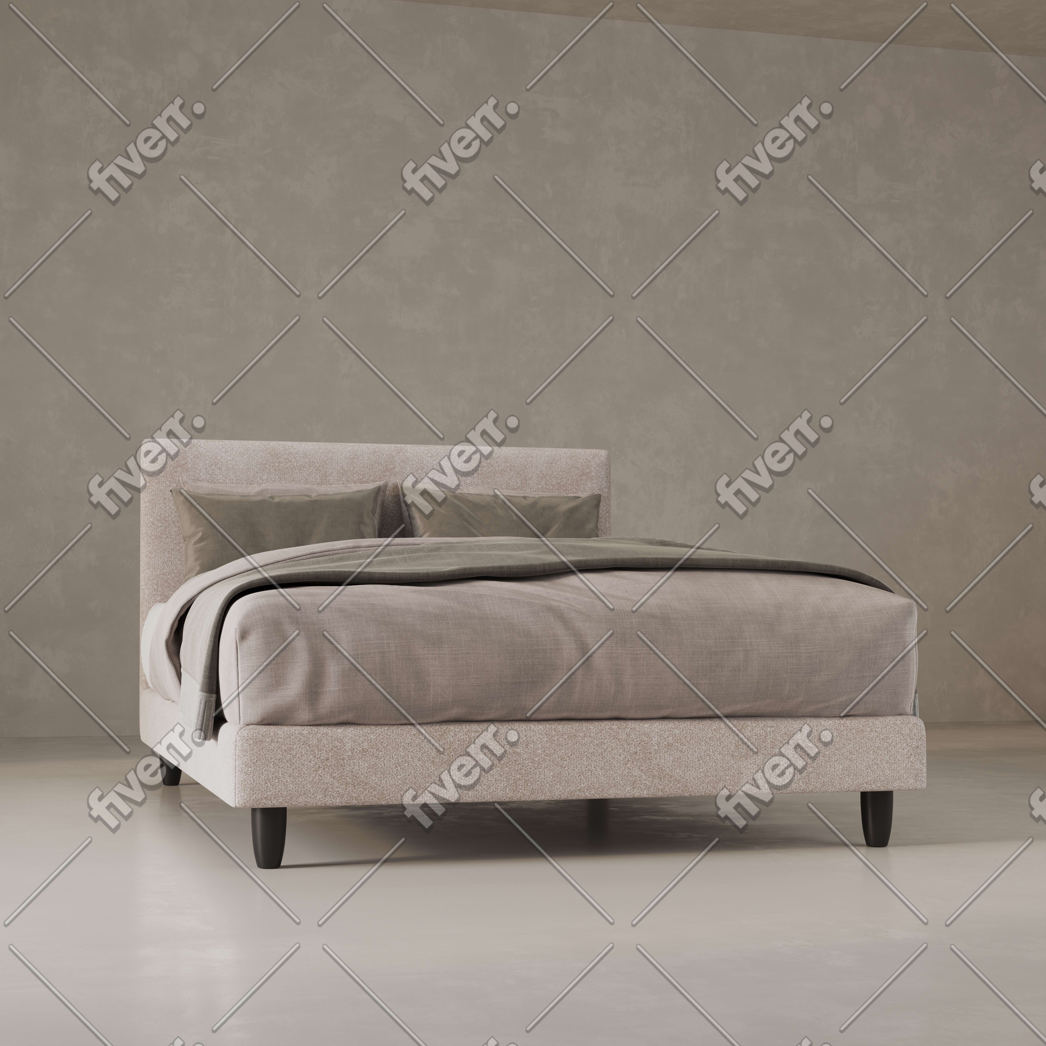 enjoy. neo | Boxspringbett grau lea intern
