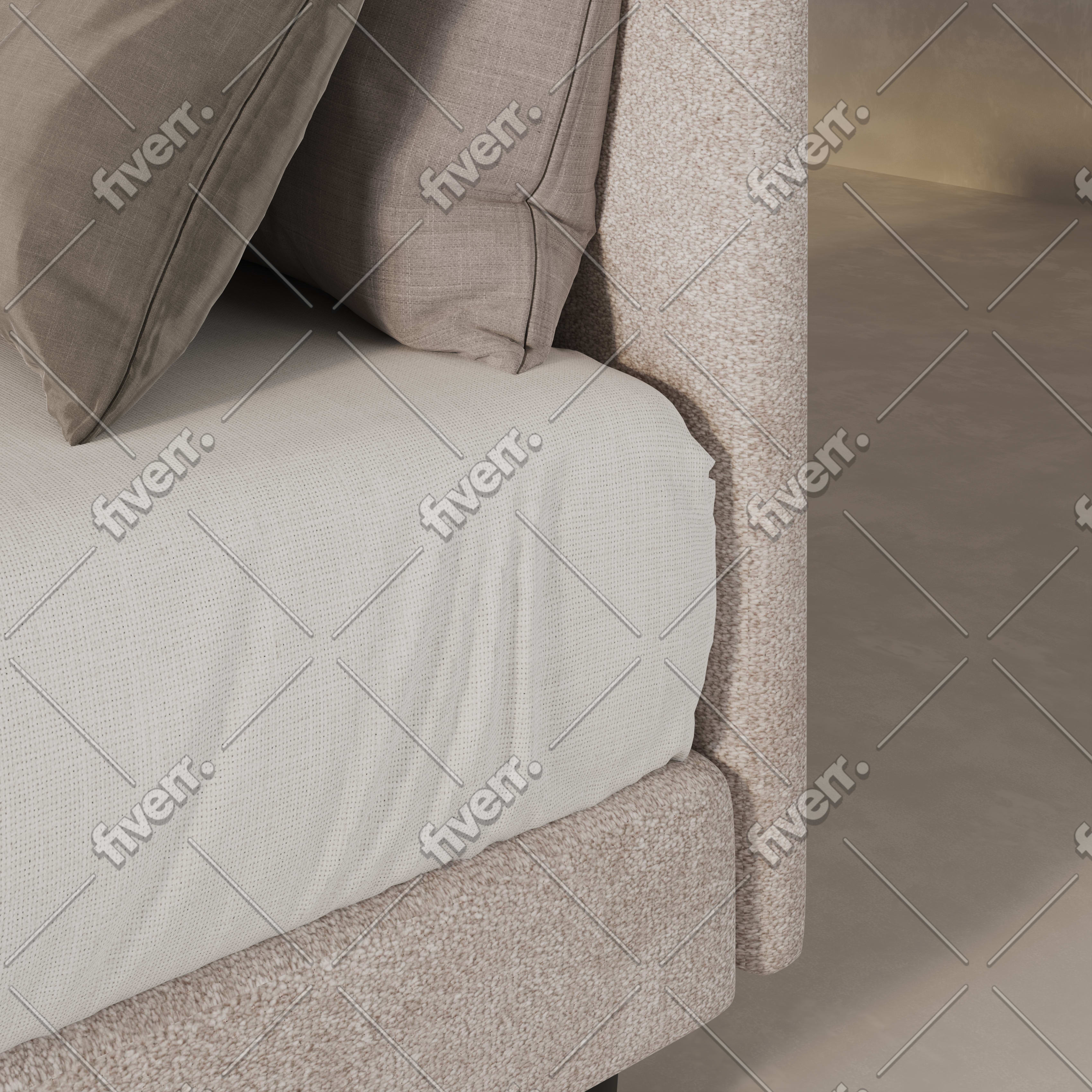 enjoy. neo | Boxspringbett grau lea intern