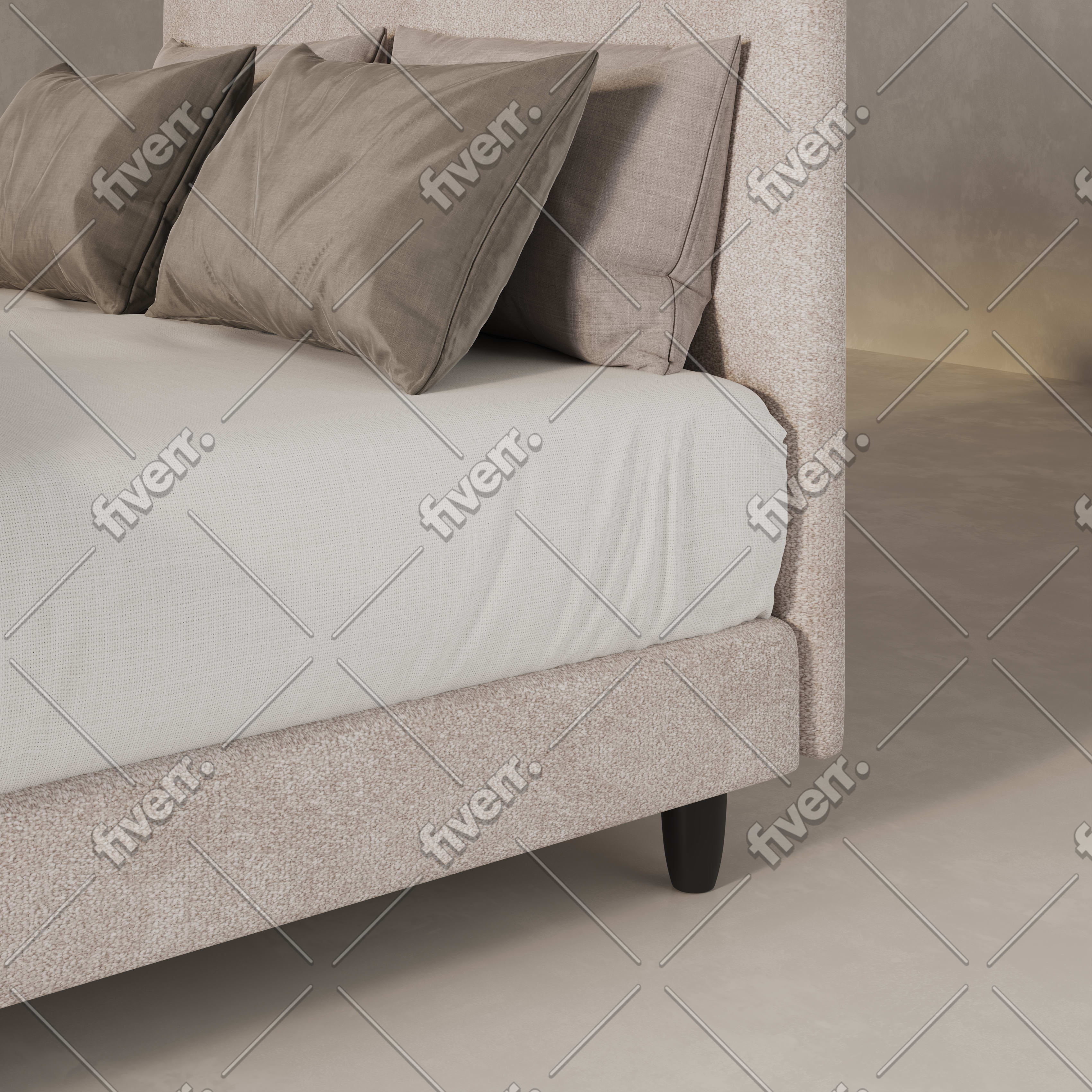 enjoy. neo | Boxspringbett grau lea intern