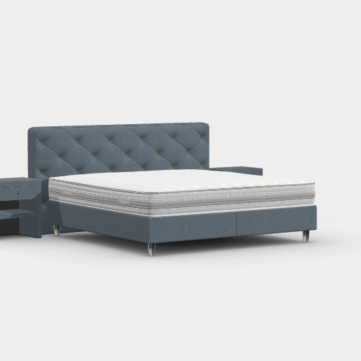Boxspringbett 180 × 200 cm – York Button
