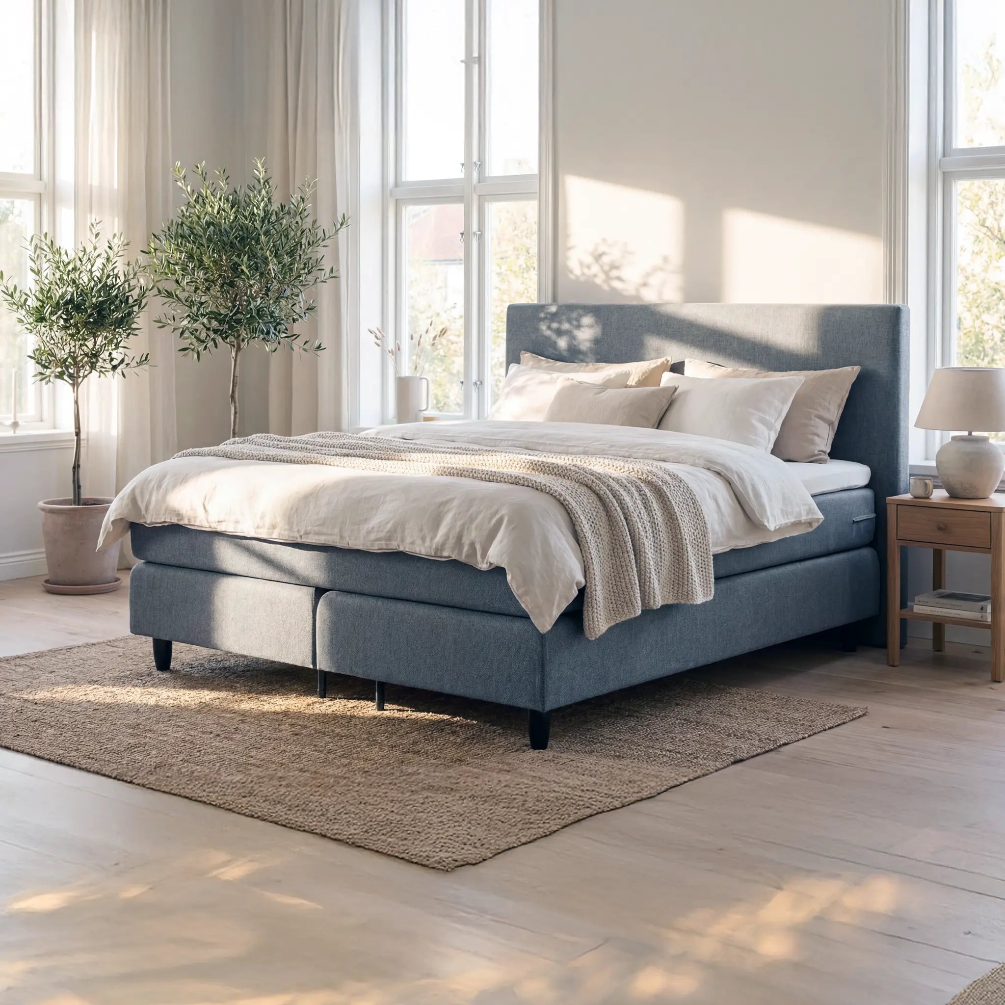 Aktionsbett mittelgrau