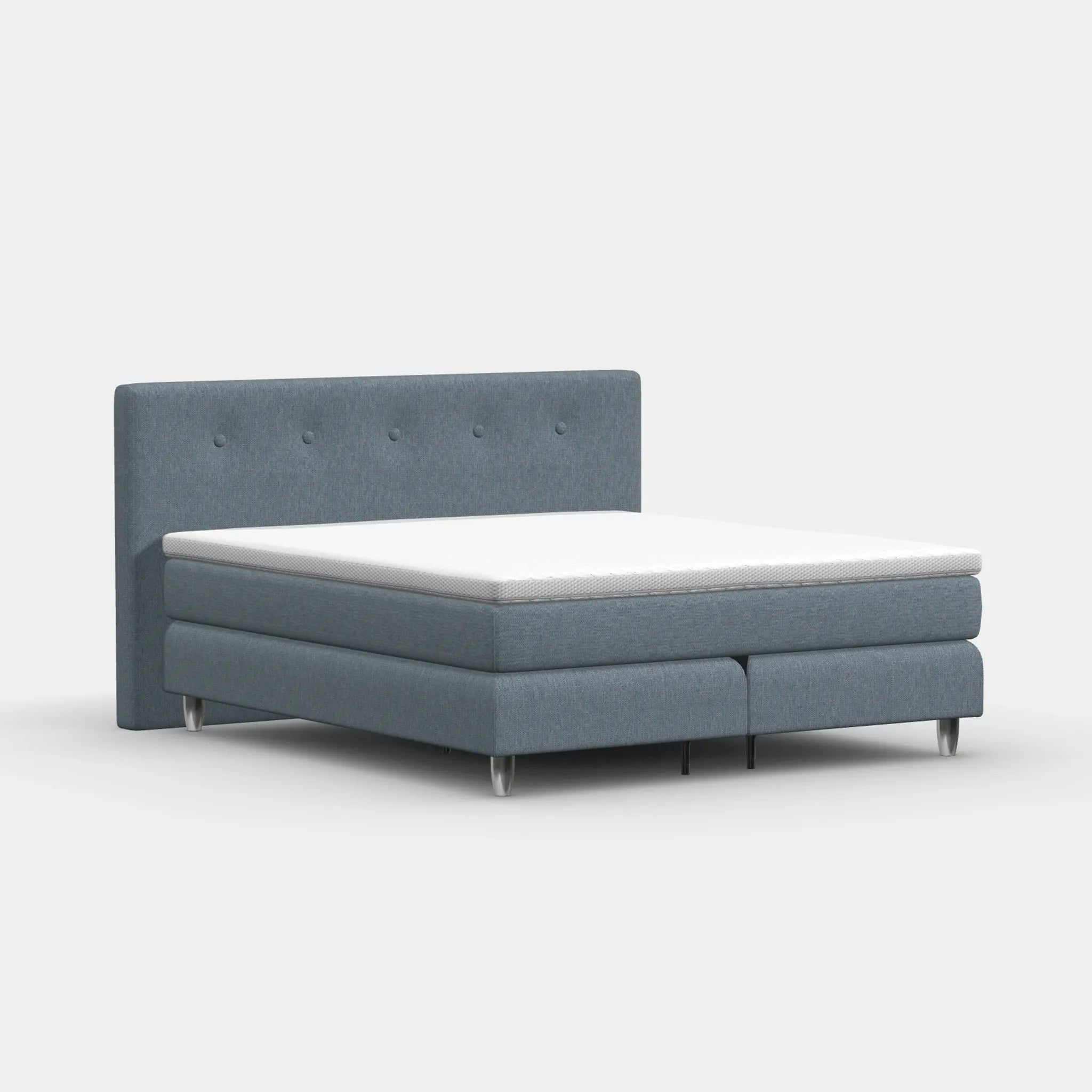 Boxspringbett für Dachschrägen – Manchester ab 90 cm Kopfteil