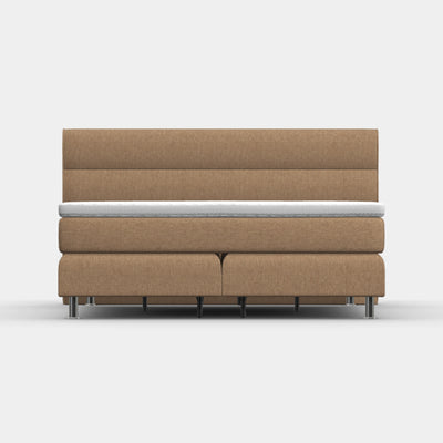 Boxspringbett 180 × 200 cm – Berlin Frontalansicht