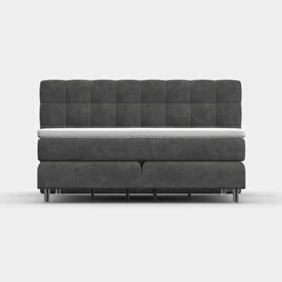 Boxspringbett 180 × 200 cm – Lissabon Frontalansicht