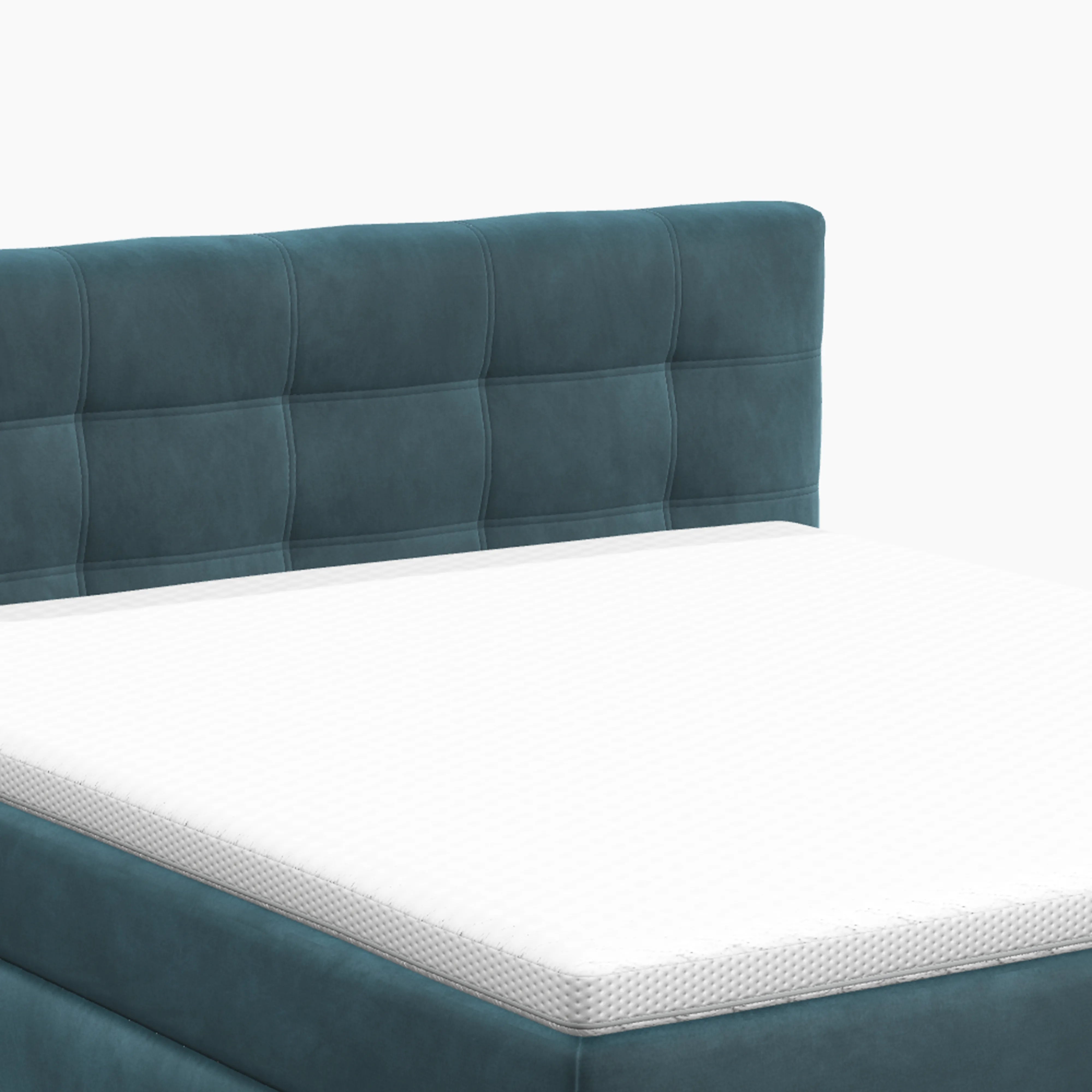 Boxspringbett 180 × 200 cm – London Kopfteil