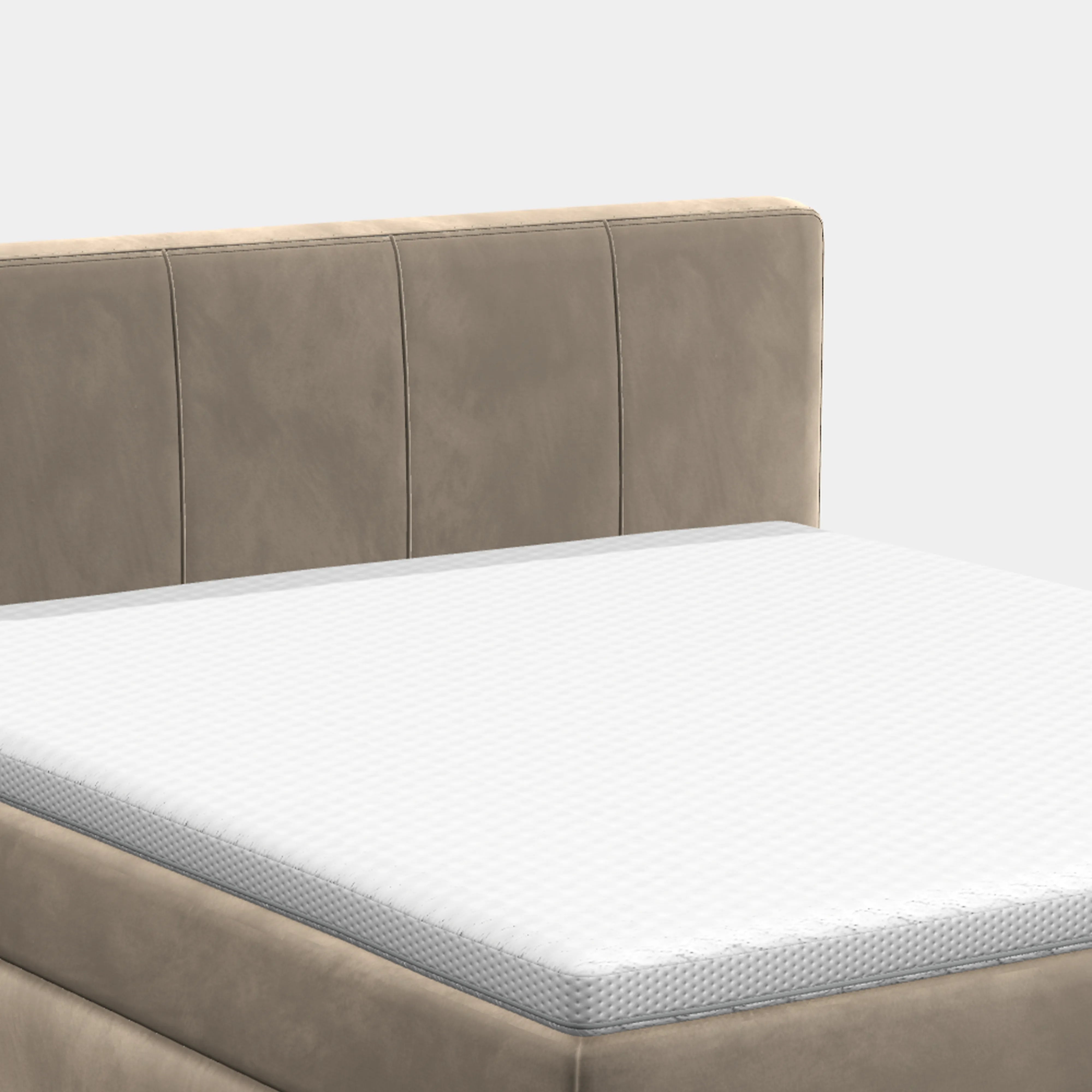 Boxspringbett 180 × 200 cm – Madison Kopfteil