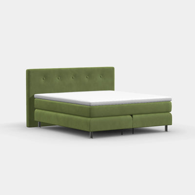 Boxspringbett 180 × 200 cm – Manchester Dreiviertelansicht