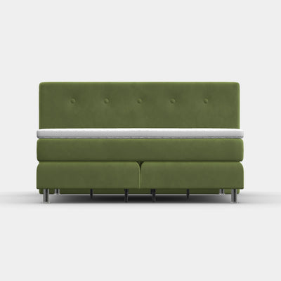 Boxspringbett 180 × 200 cm – Manchester Frontalansicht