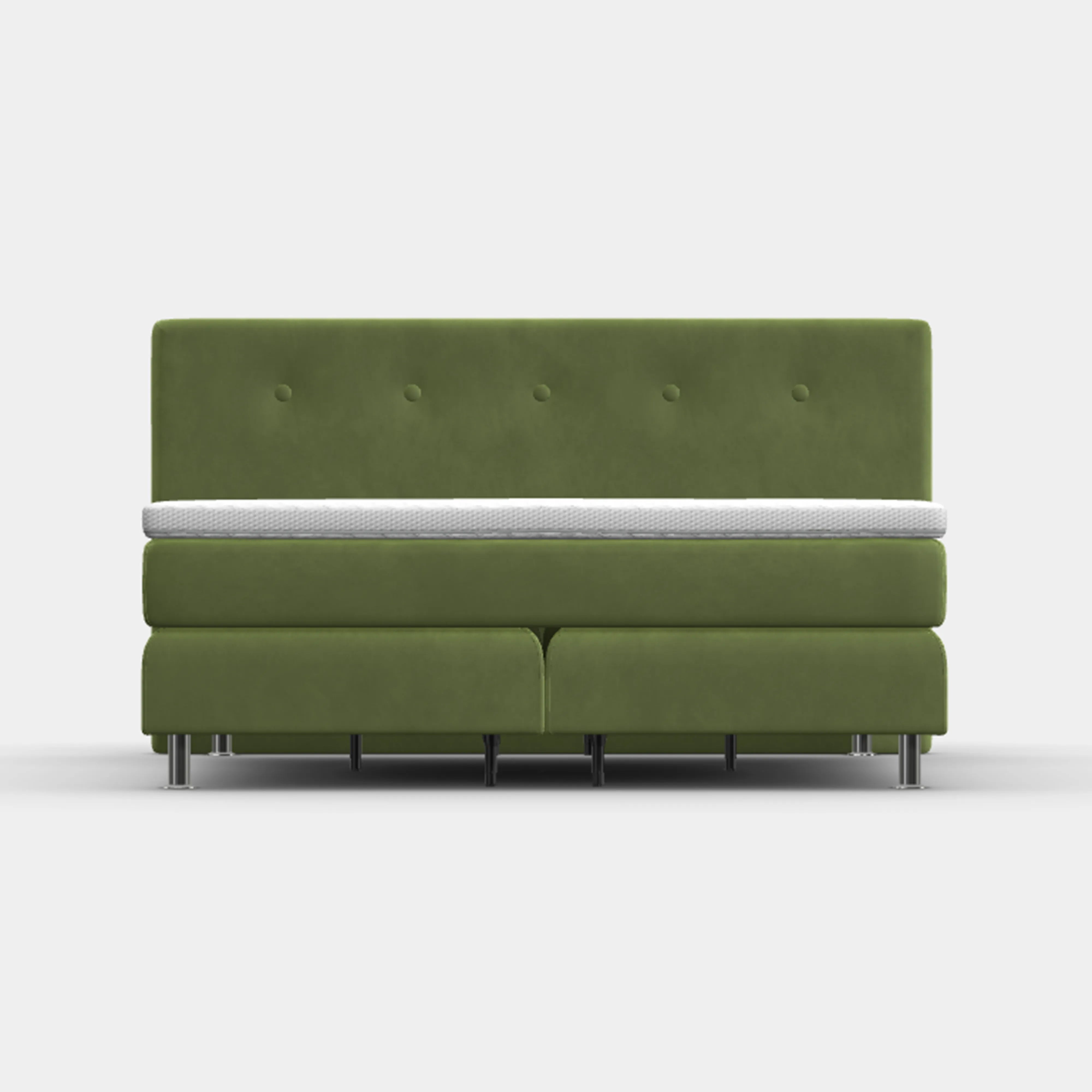 Boxspringbett 180 × 200 cm – Manchester Frontalansicht