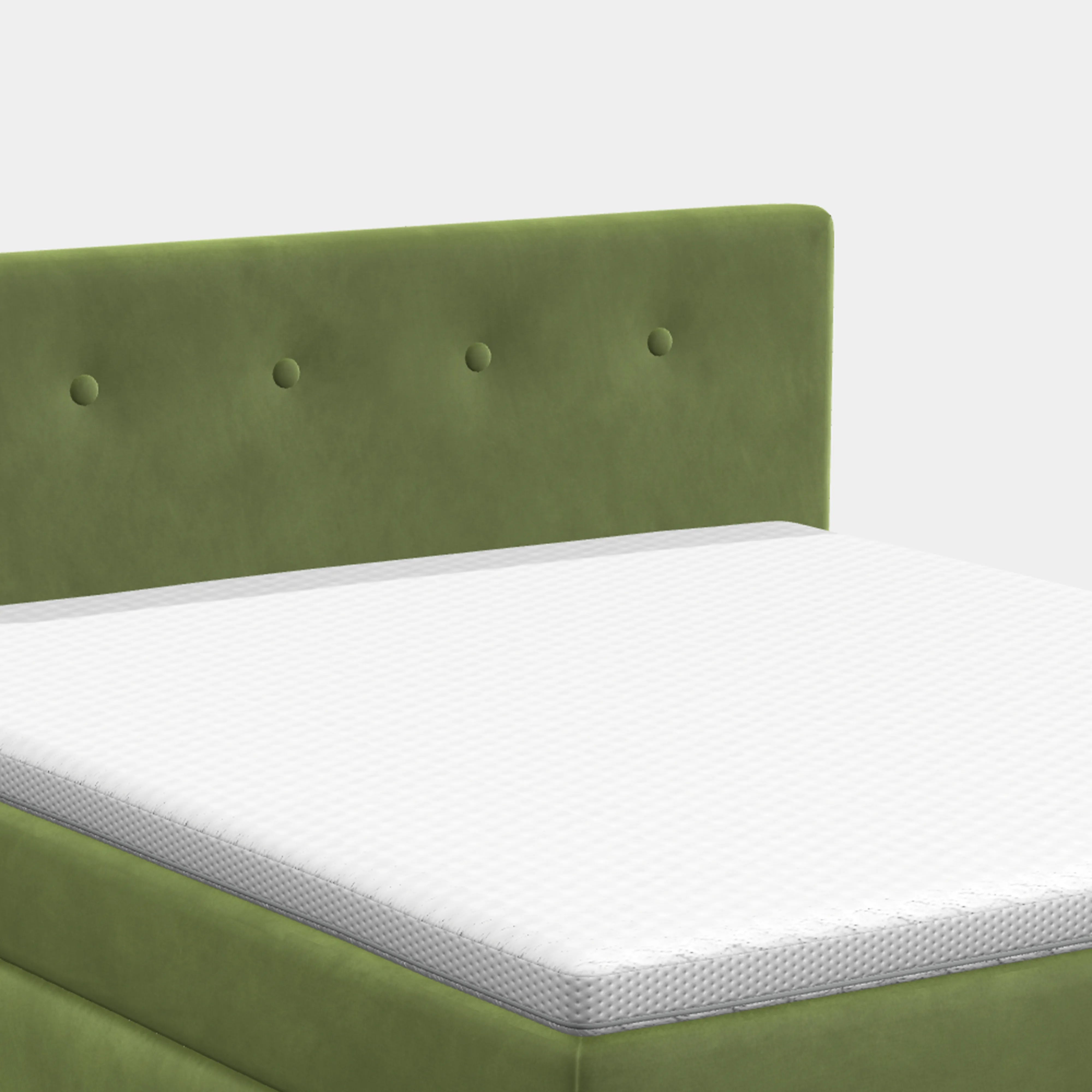 Boxspringbett 180 × 200 cm – Manchester Kopfteil