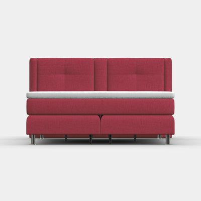 Boxspringbett 180 × 200 cm – Palermo Frontansicht