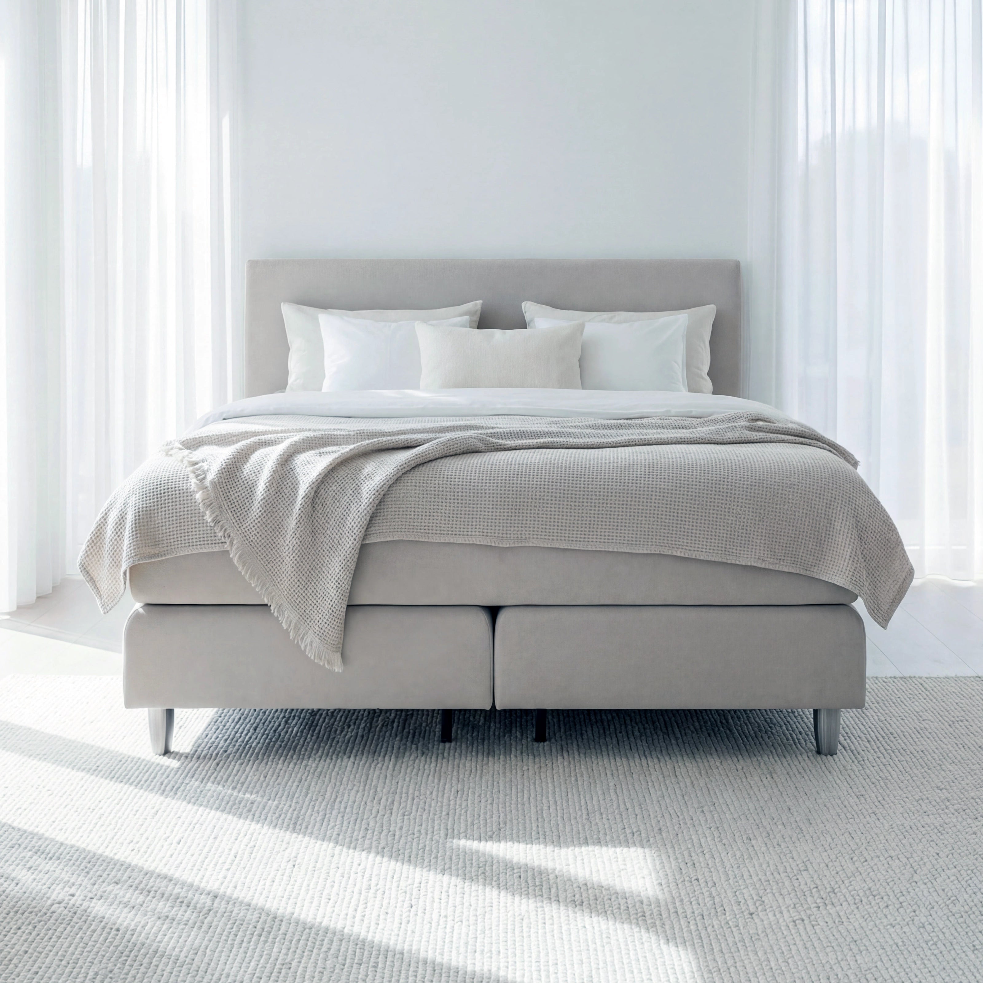Boxspringbett 180x200 Boston Frontal Interieur