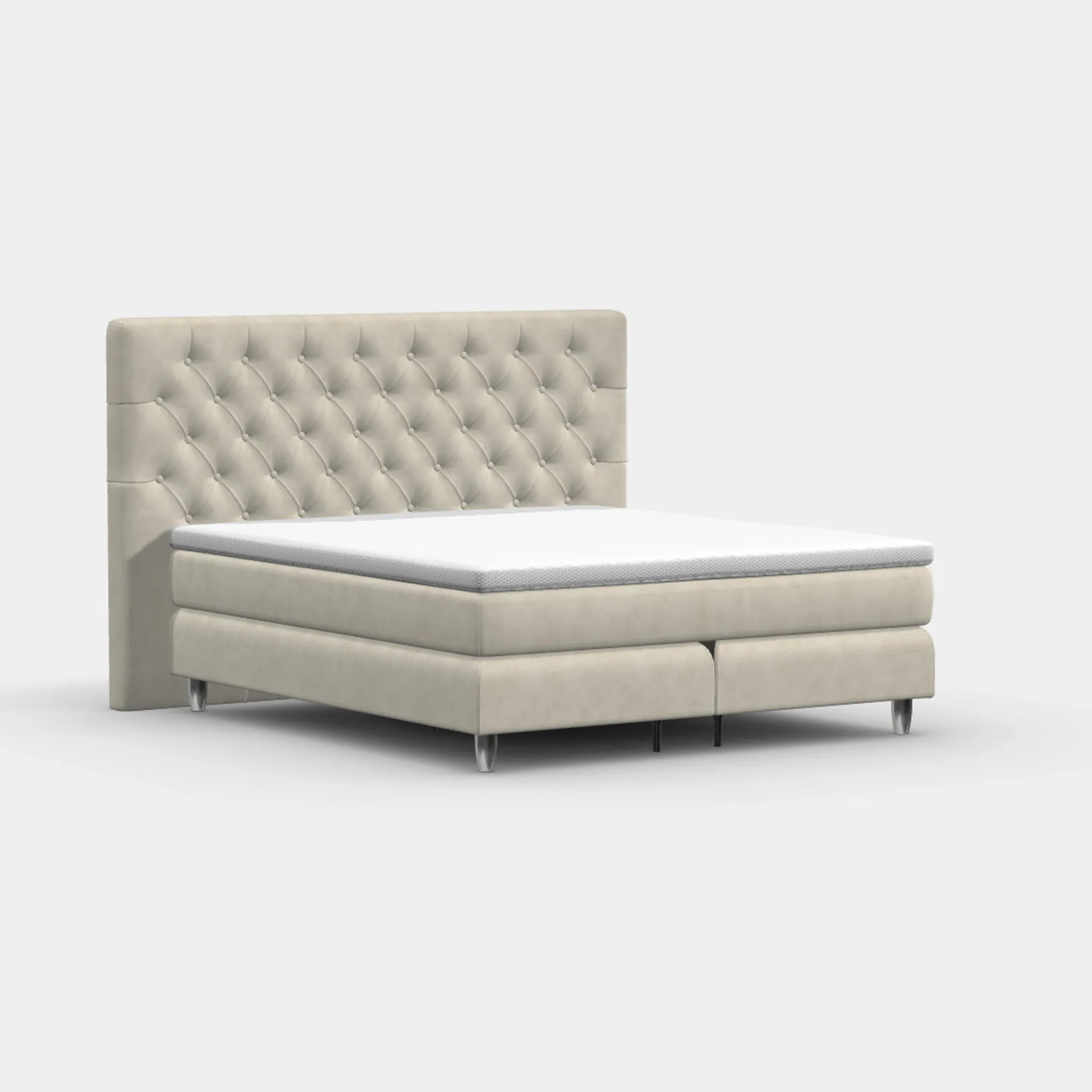 Boxspringbett 180 × 200 cm – Chesterfield