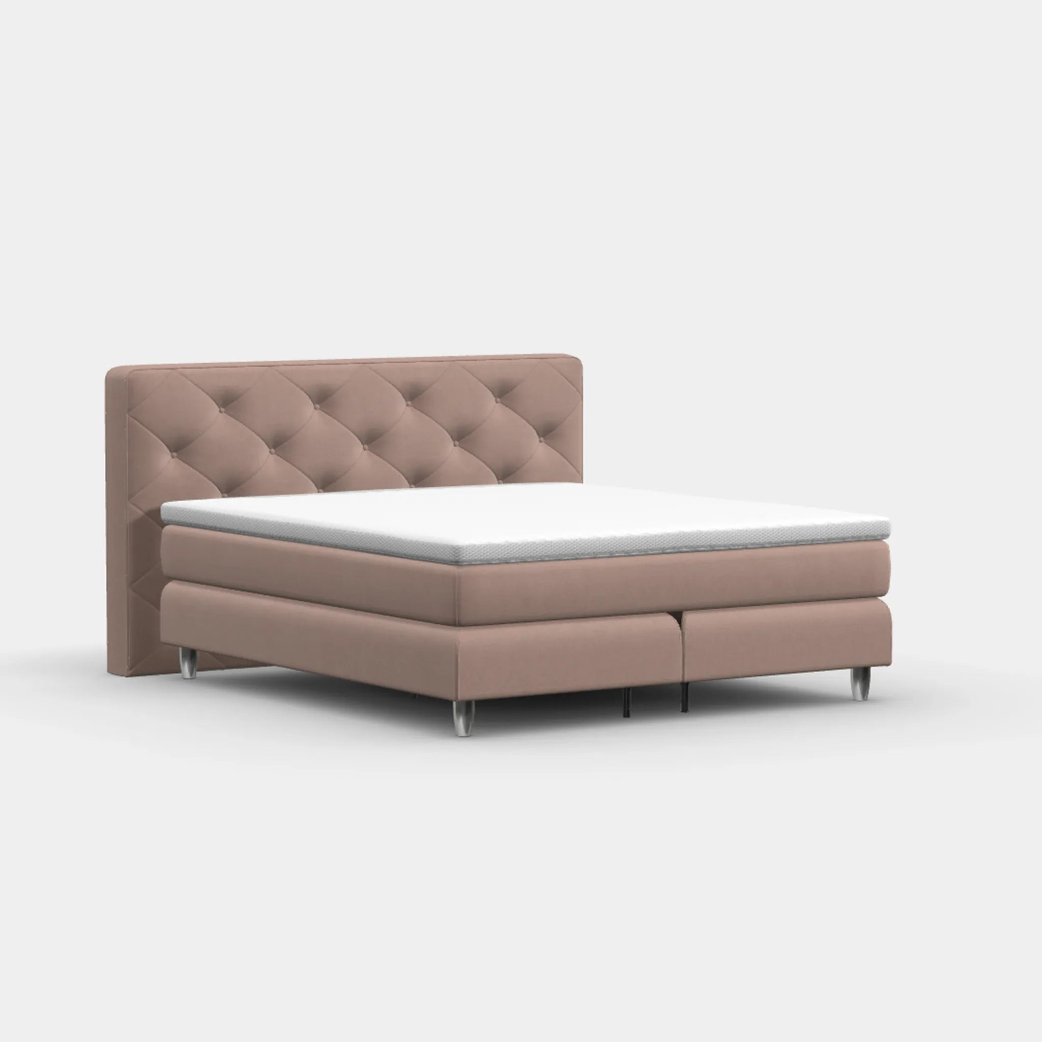 Boxspringbett 180 × 200 cm – York Button